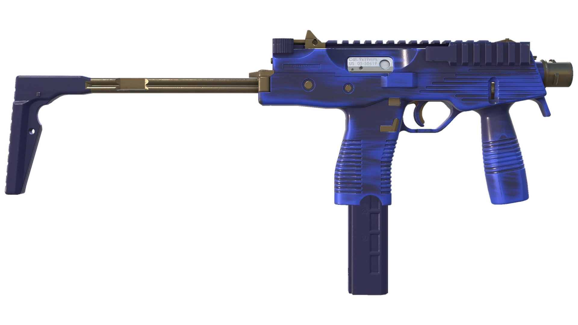 MP9 | Buff Blue (Minimal Wear)