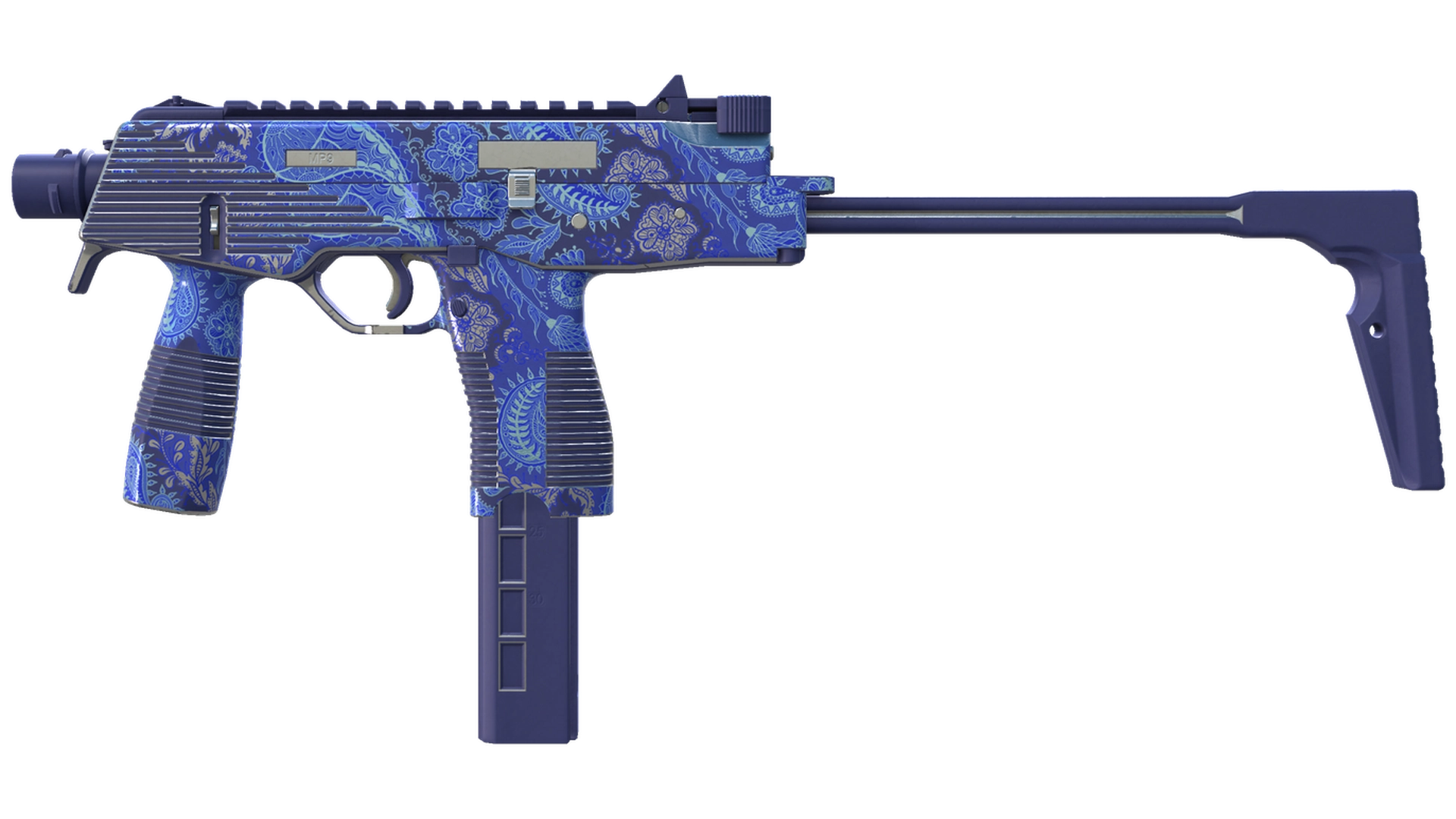 MP9 | Cobalt Paisley (Прямо с завода)