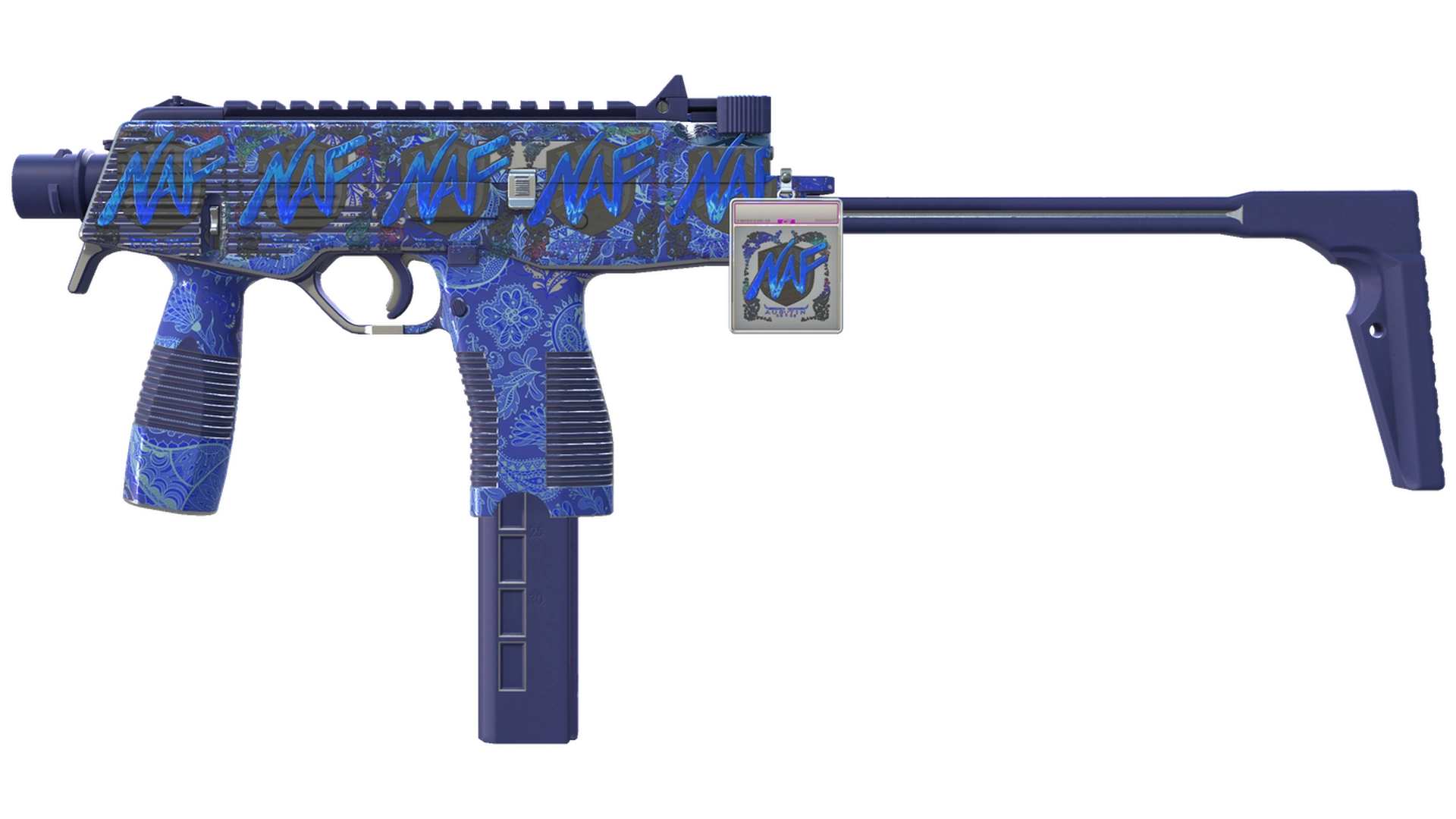 MP9 | Cobalt Paisley (Прямо с завода)