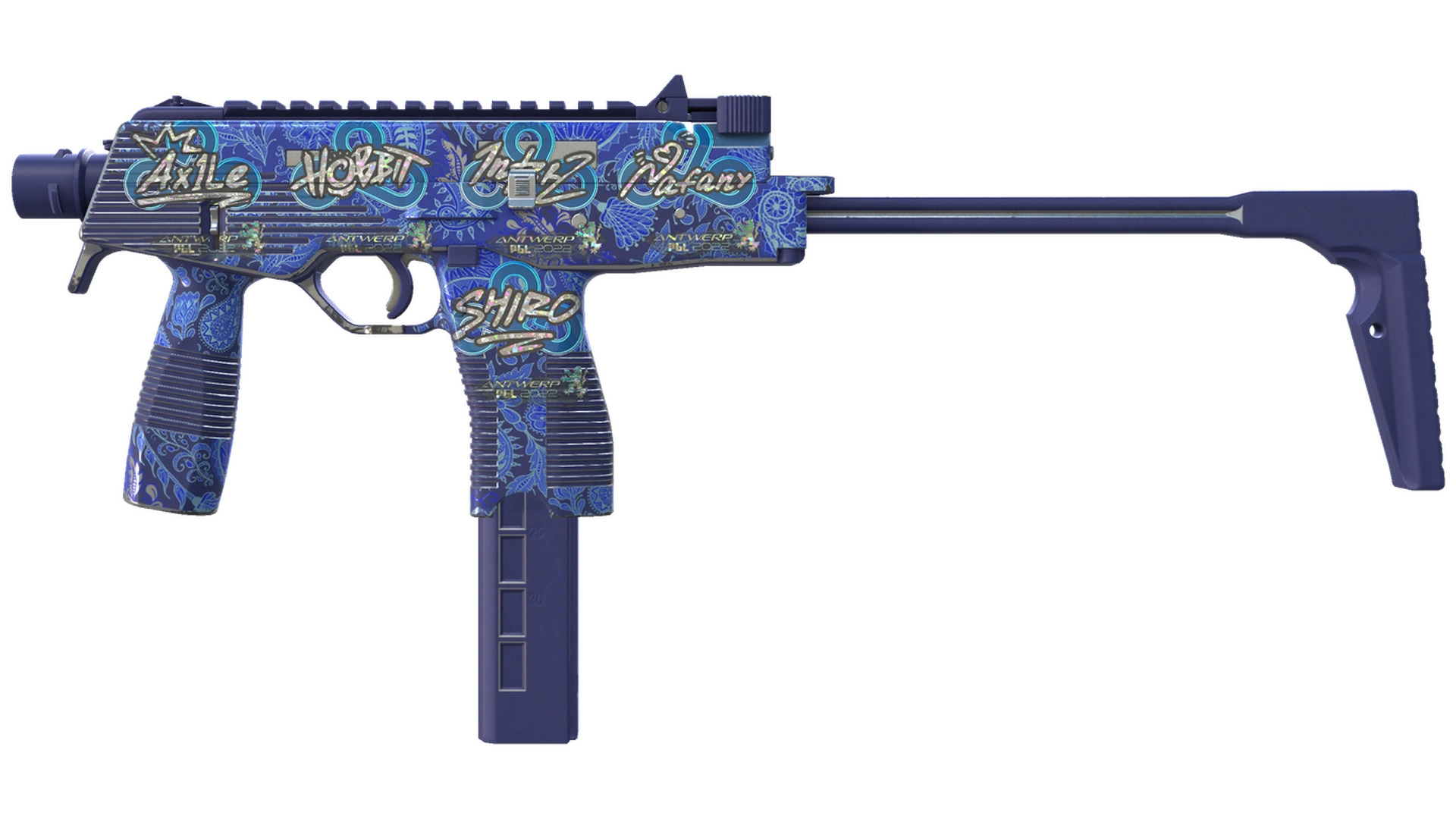Cobalt Paisley image
