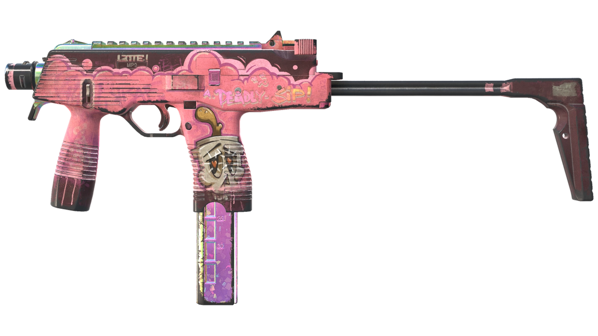 MP9 | Latte Rush (Battle-Scarred)
