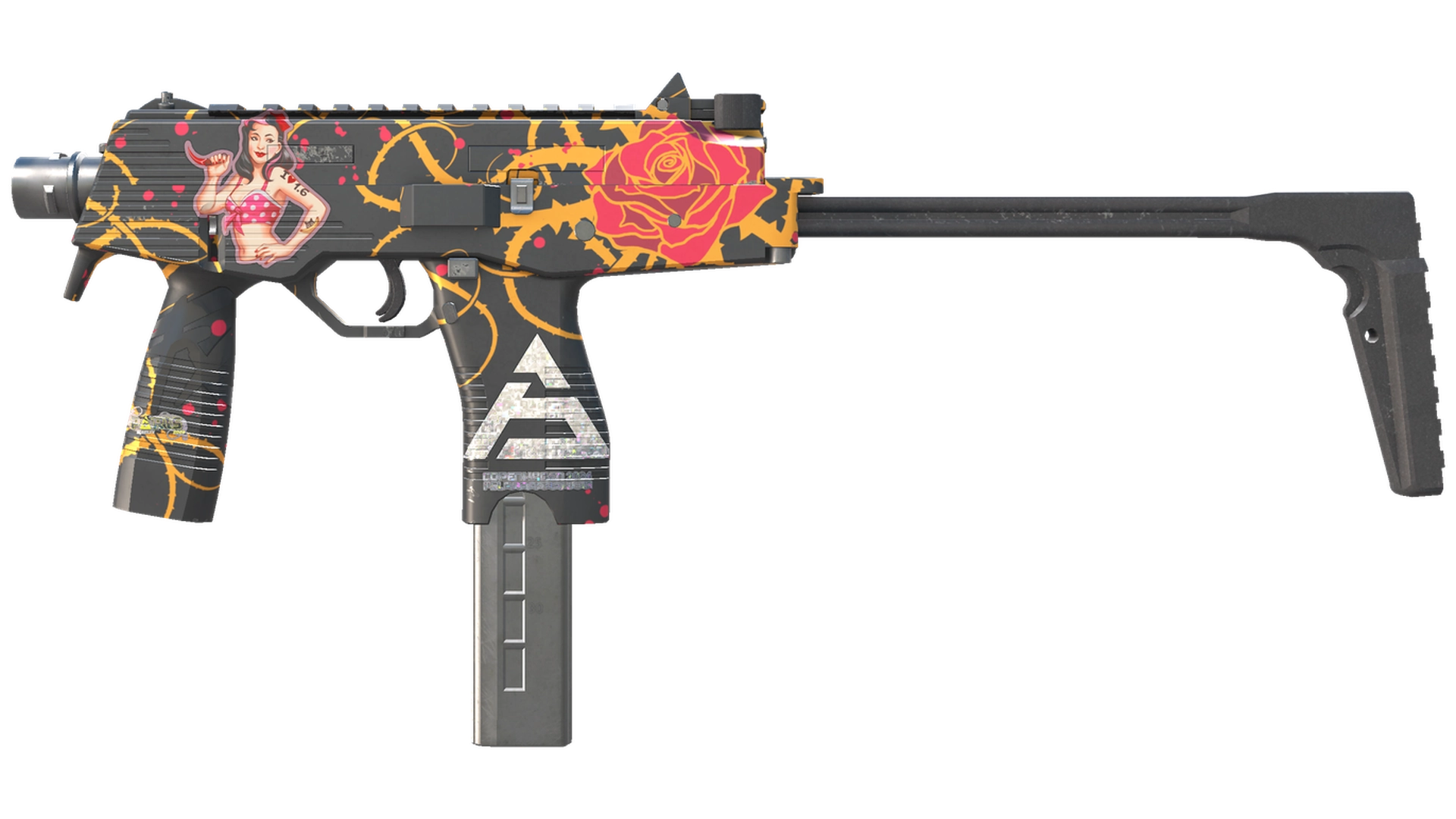 MP9 | Железная роза (Прямо с завода)