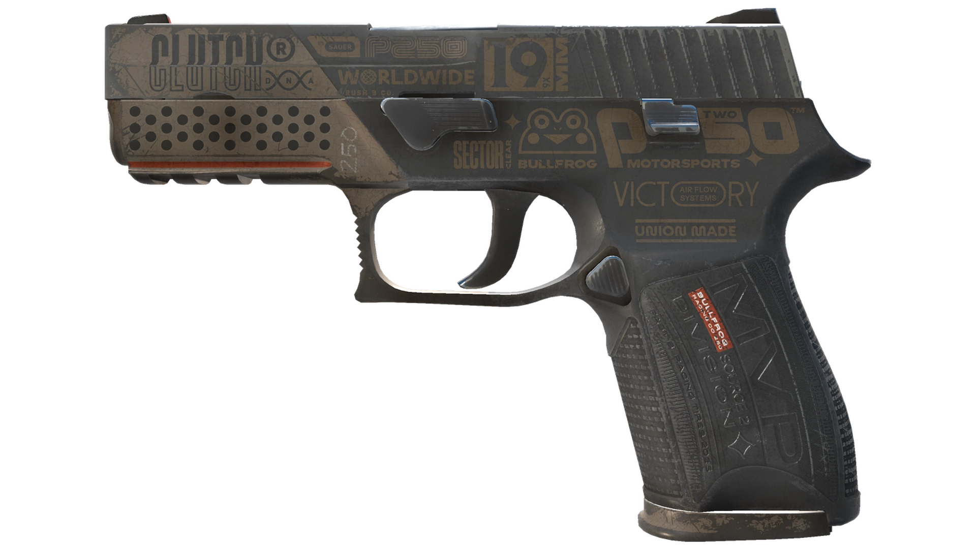P250 | Bullfrog (Battle-Scarred)
