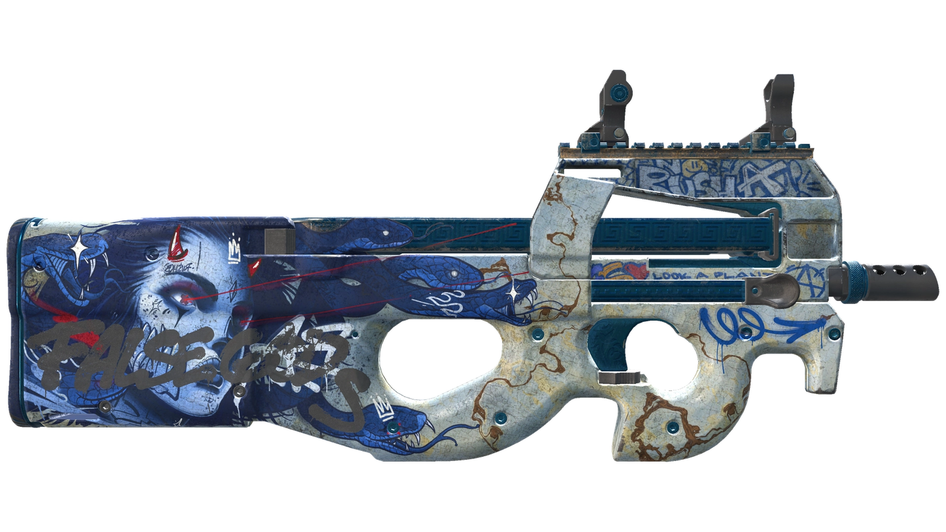 P90 | Deathgaze (Закалённое в боях)