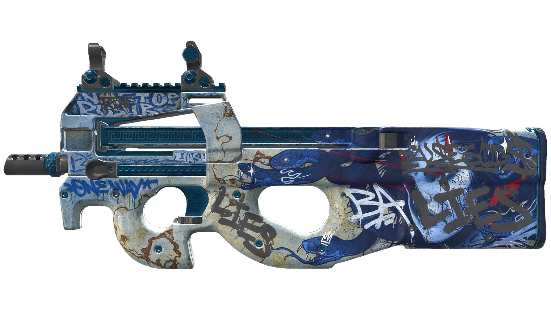 P90 | Deathgaze (Закалённое в боях)