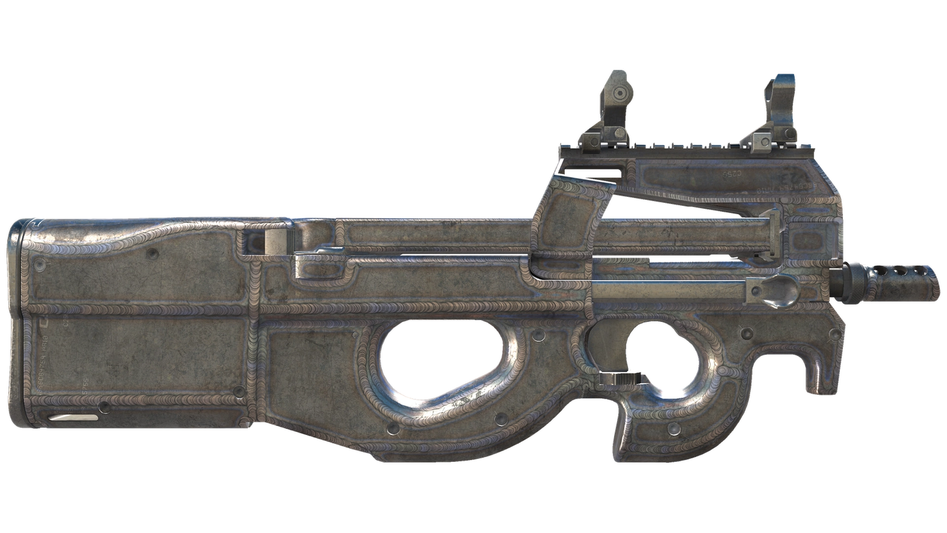 P90 | Straight Dimes (Well-Worn)