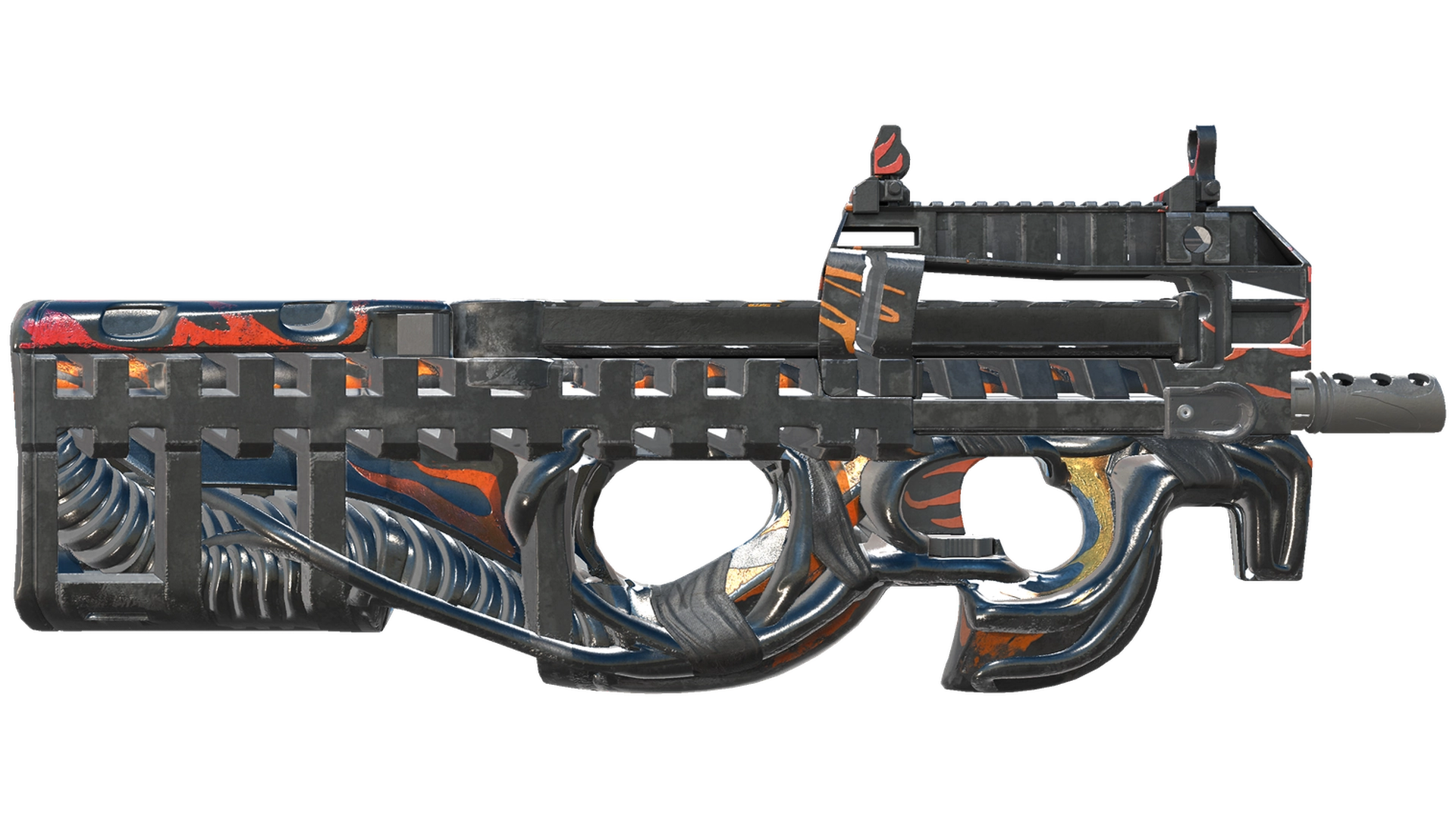P90 | Vent Rush (Well-Worn)