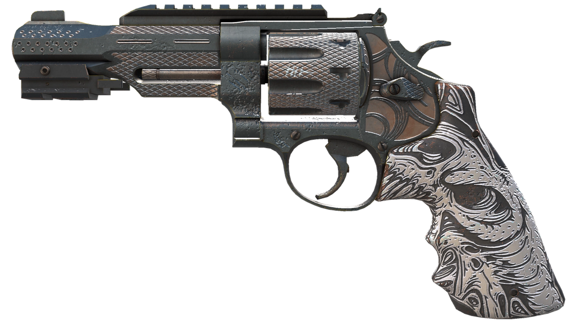 R8 Revolver | Bone Forged (Minimal Wear)