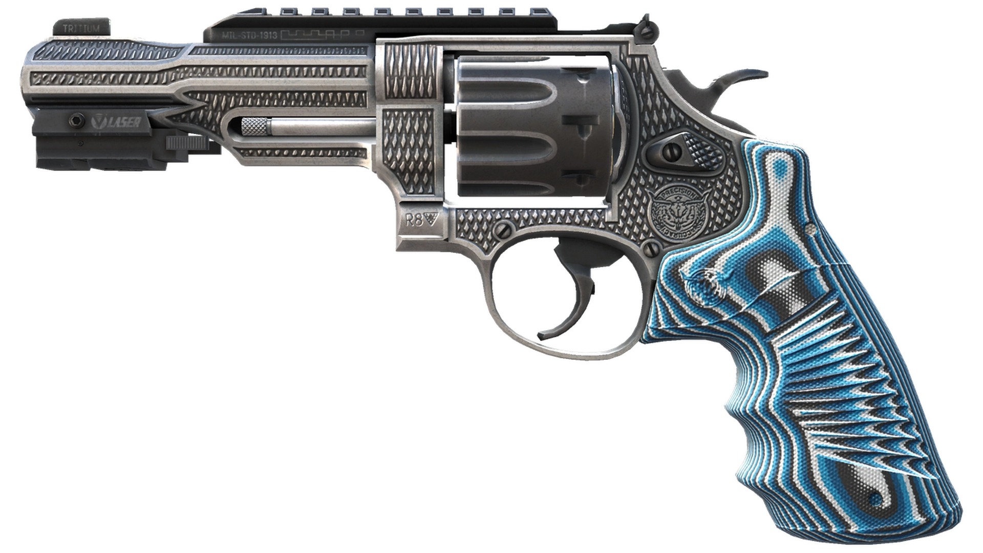 R8 Revolver | Grip (Well-Worn)