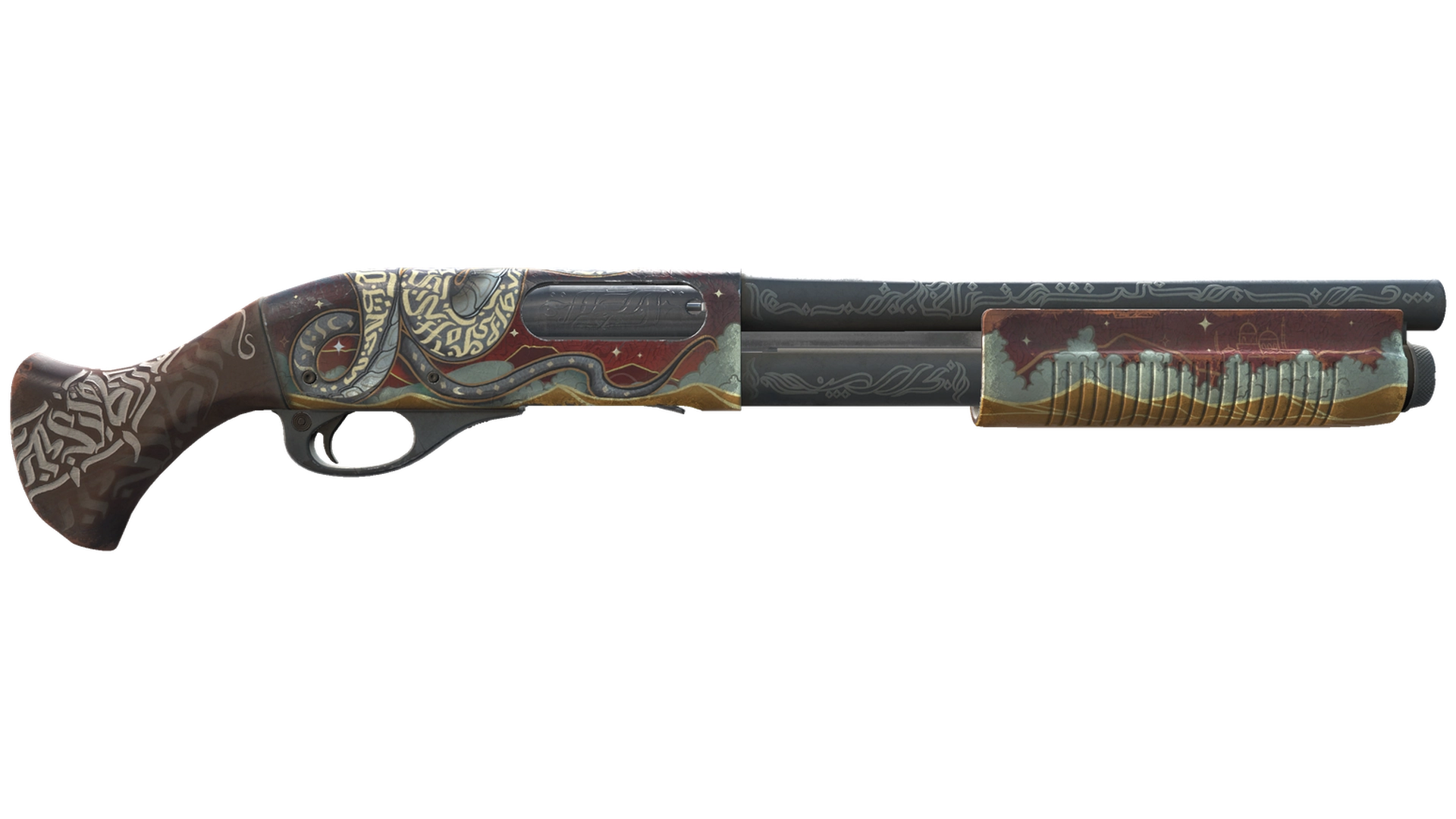 Sawed-Off | Lunar Wyrm (Well-Worn)
