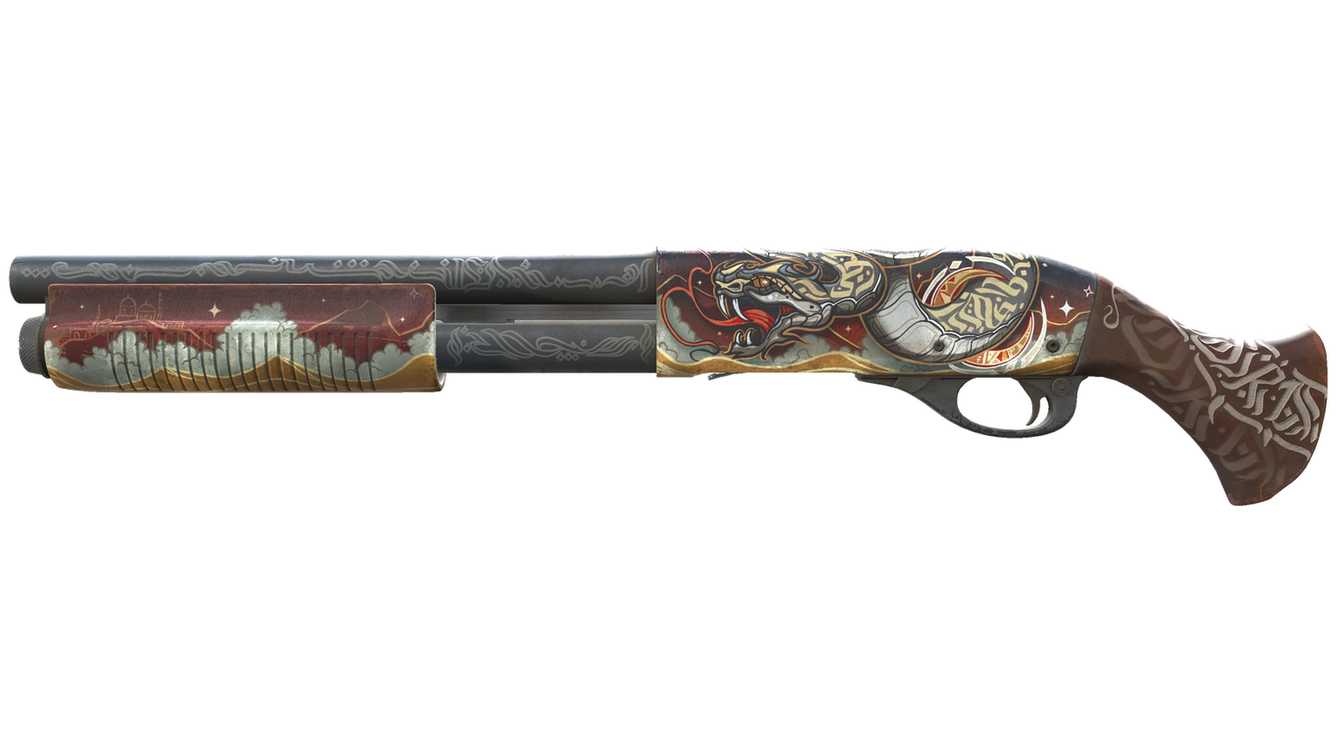Sawed-Off | Lunar Wyrm (Well-Worn)