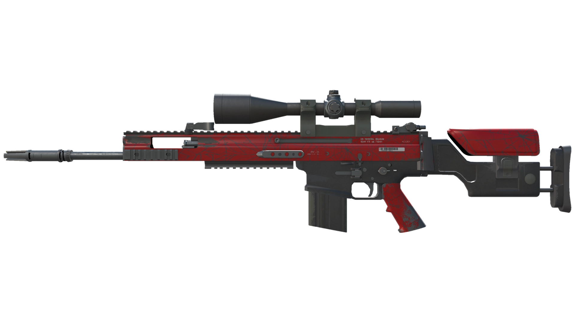 SCAR-20 | Crimson Web (Minimal Wear)