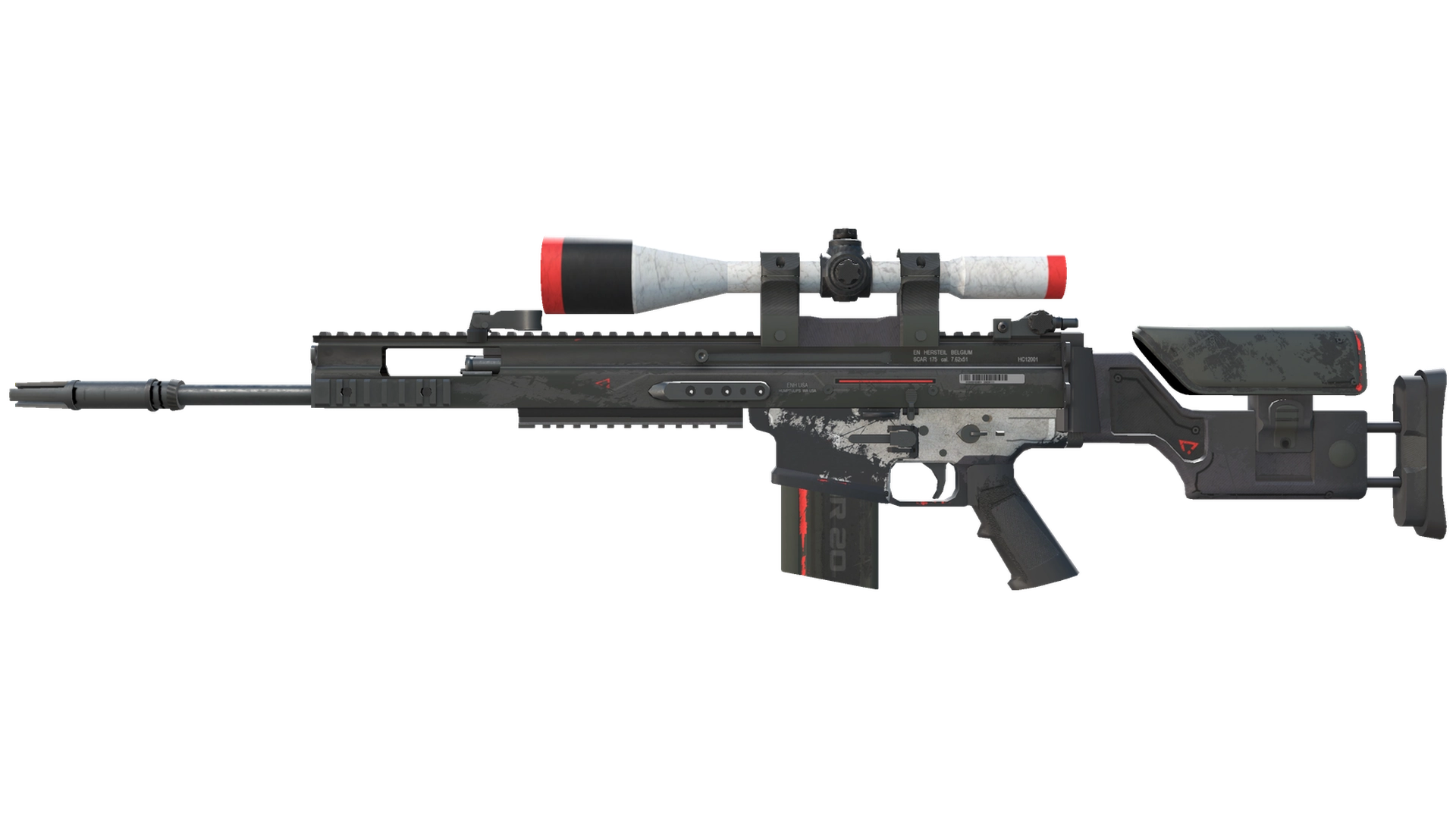 SCAR-20 | Cyrex (Battle-Scarred)