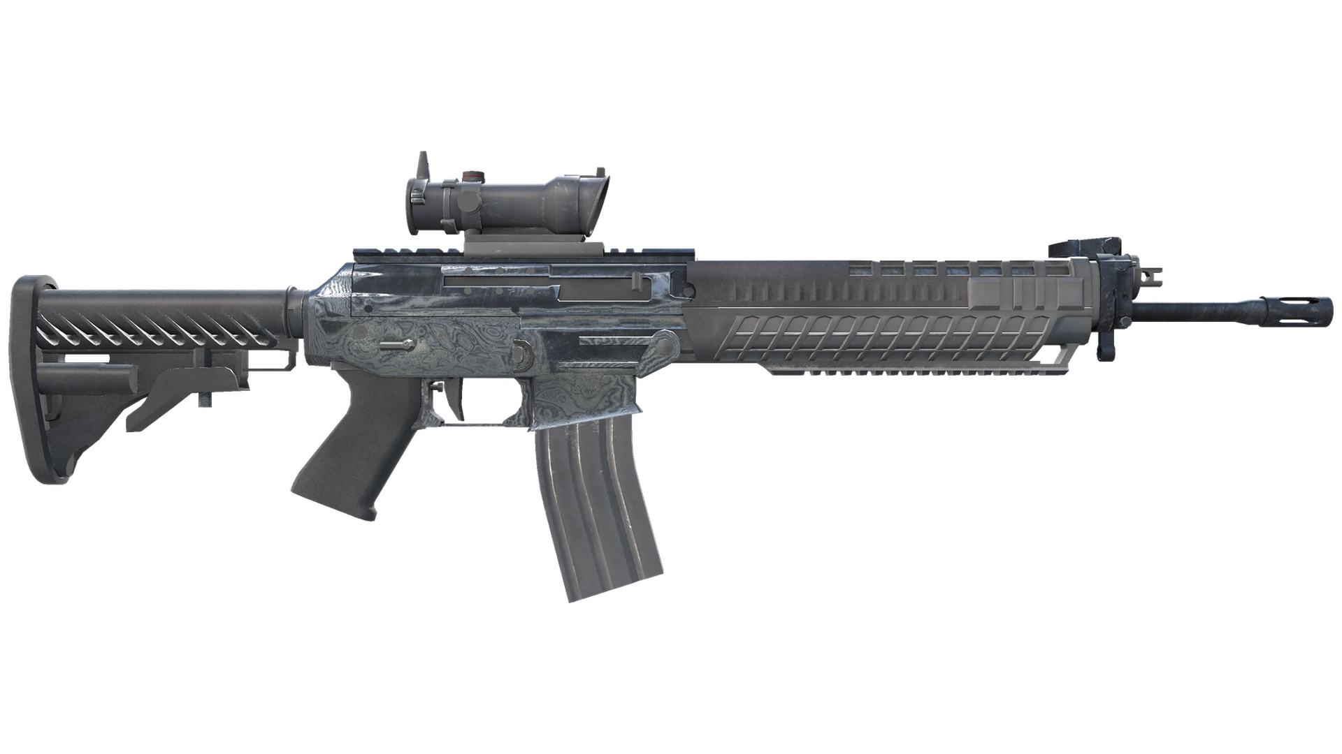 SG 553 | Damascus Steel (Field-Tested)