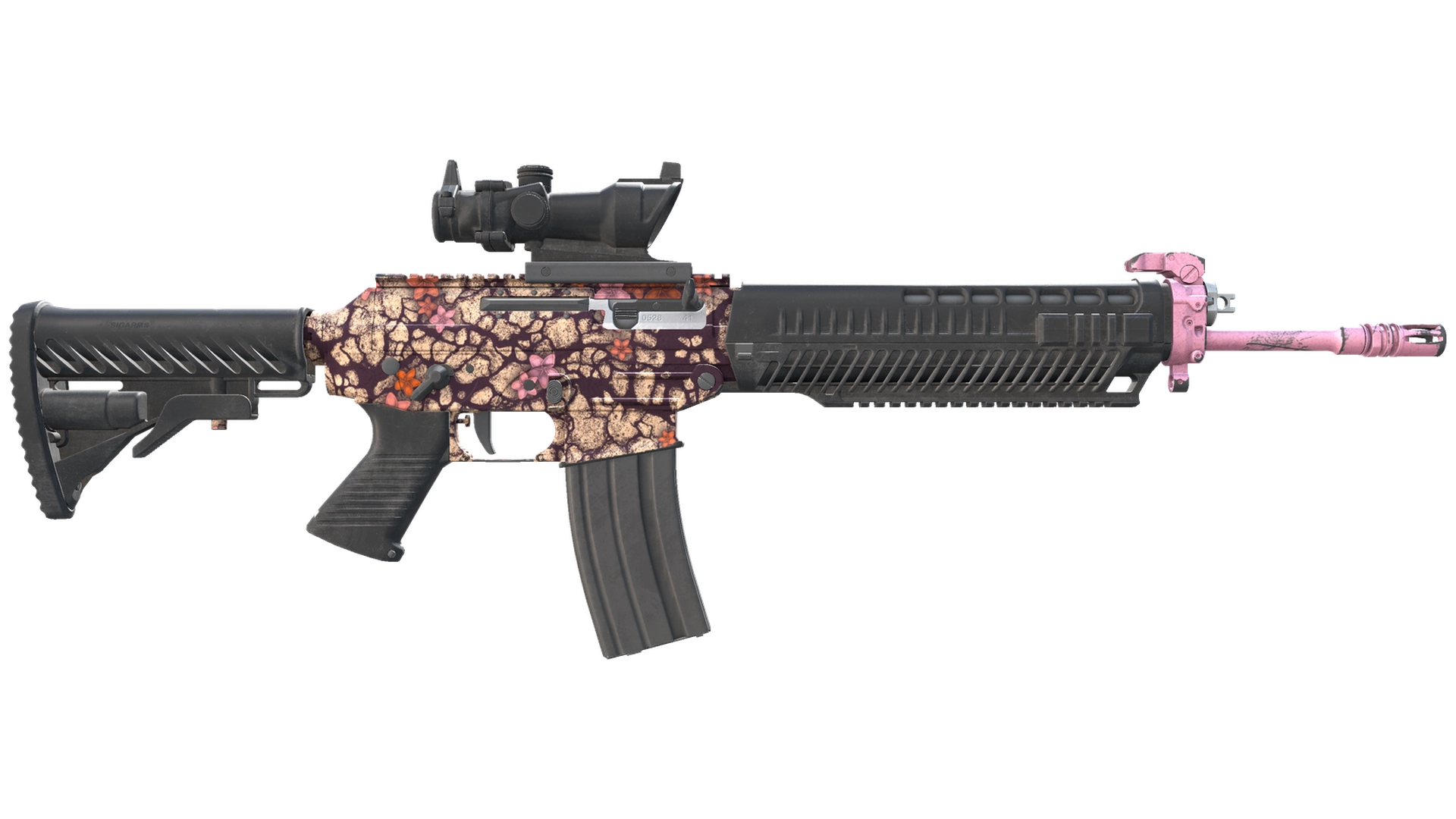 SG 553 | Desert Blossom (Field-Tested)