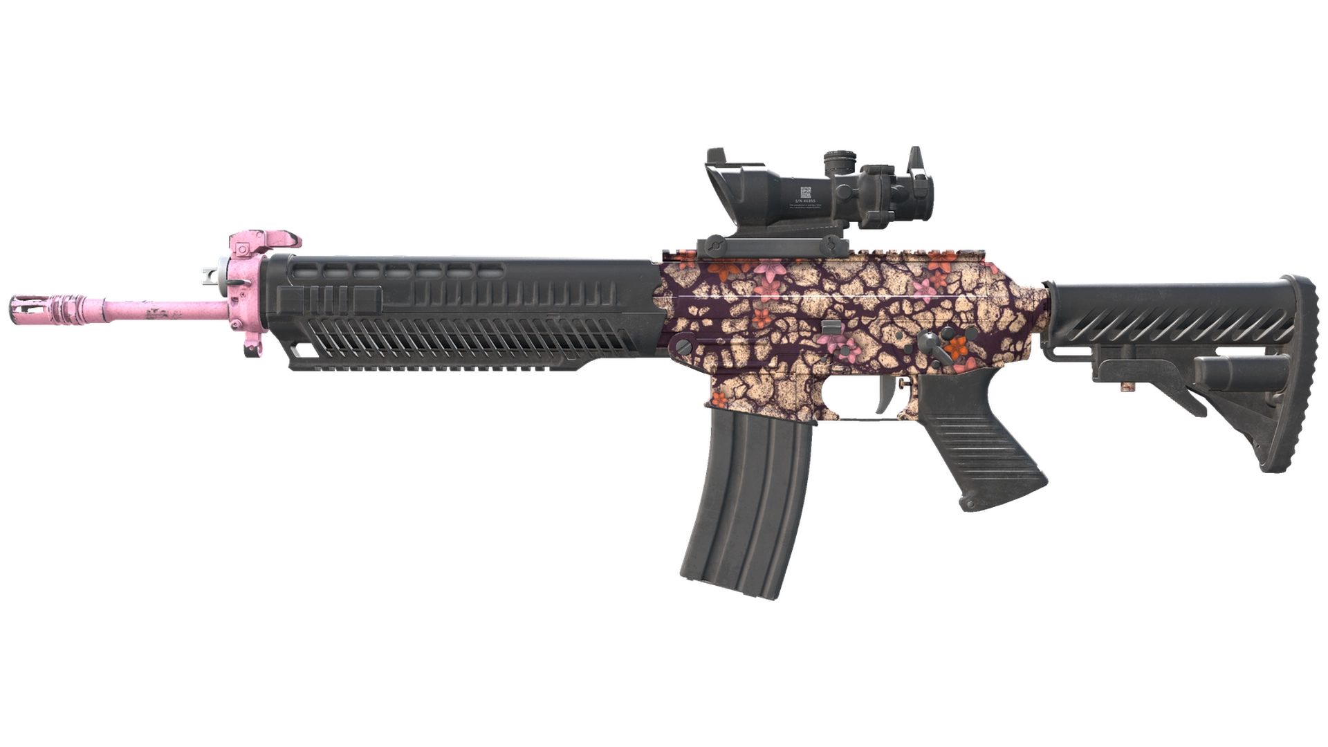 SG 553 | Desert Blossom (Field-Tested)