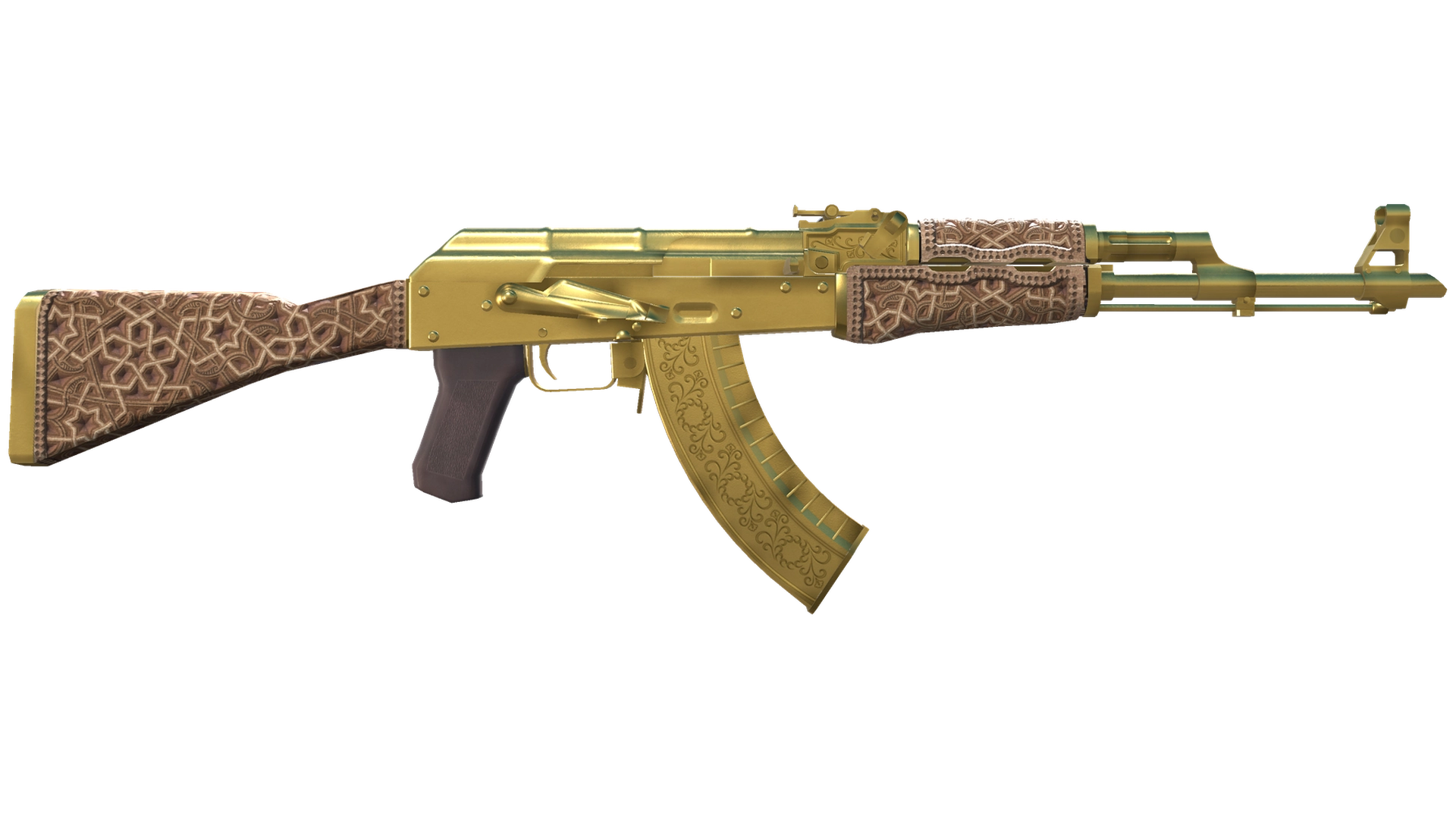 Сувенирный AK-47 | Золотая арабеска (Прямо с завода)