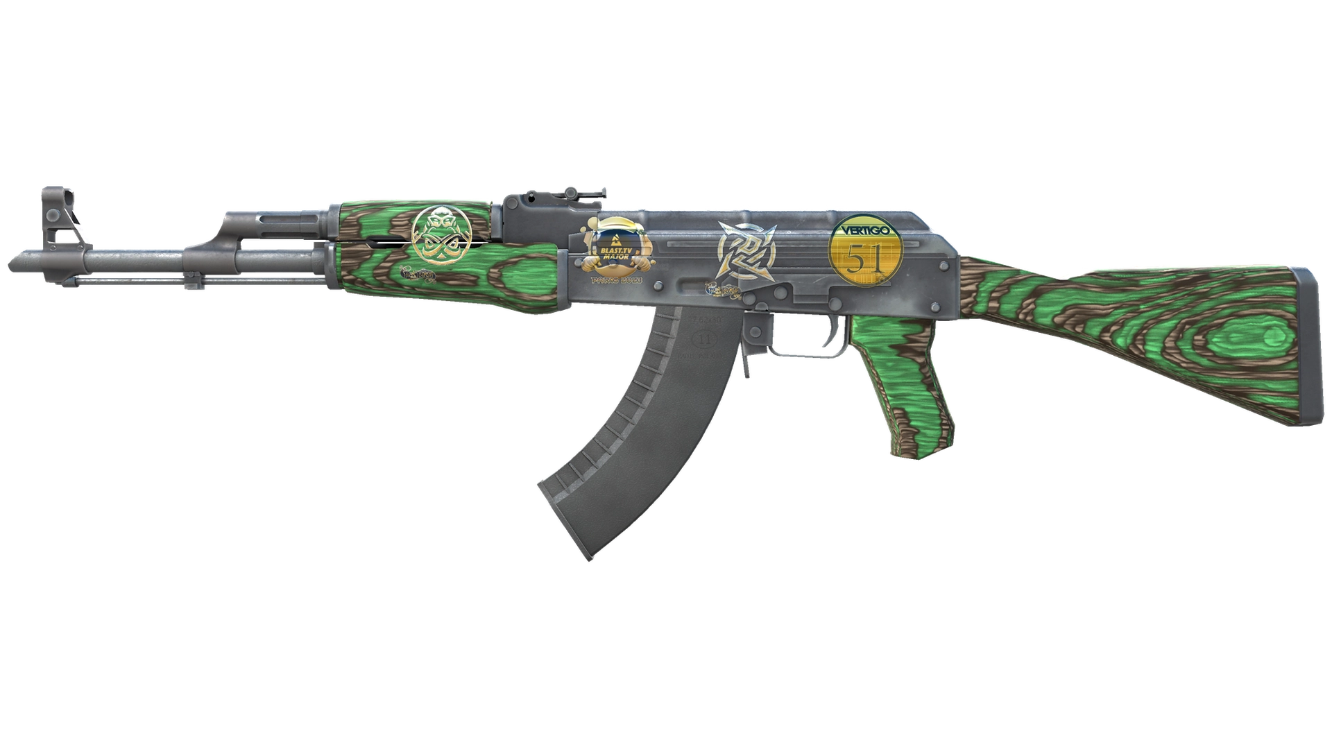 Сувенирный AK-47 | Зелёный глянец (Прямо с завода)