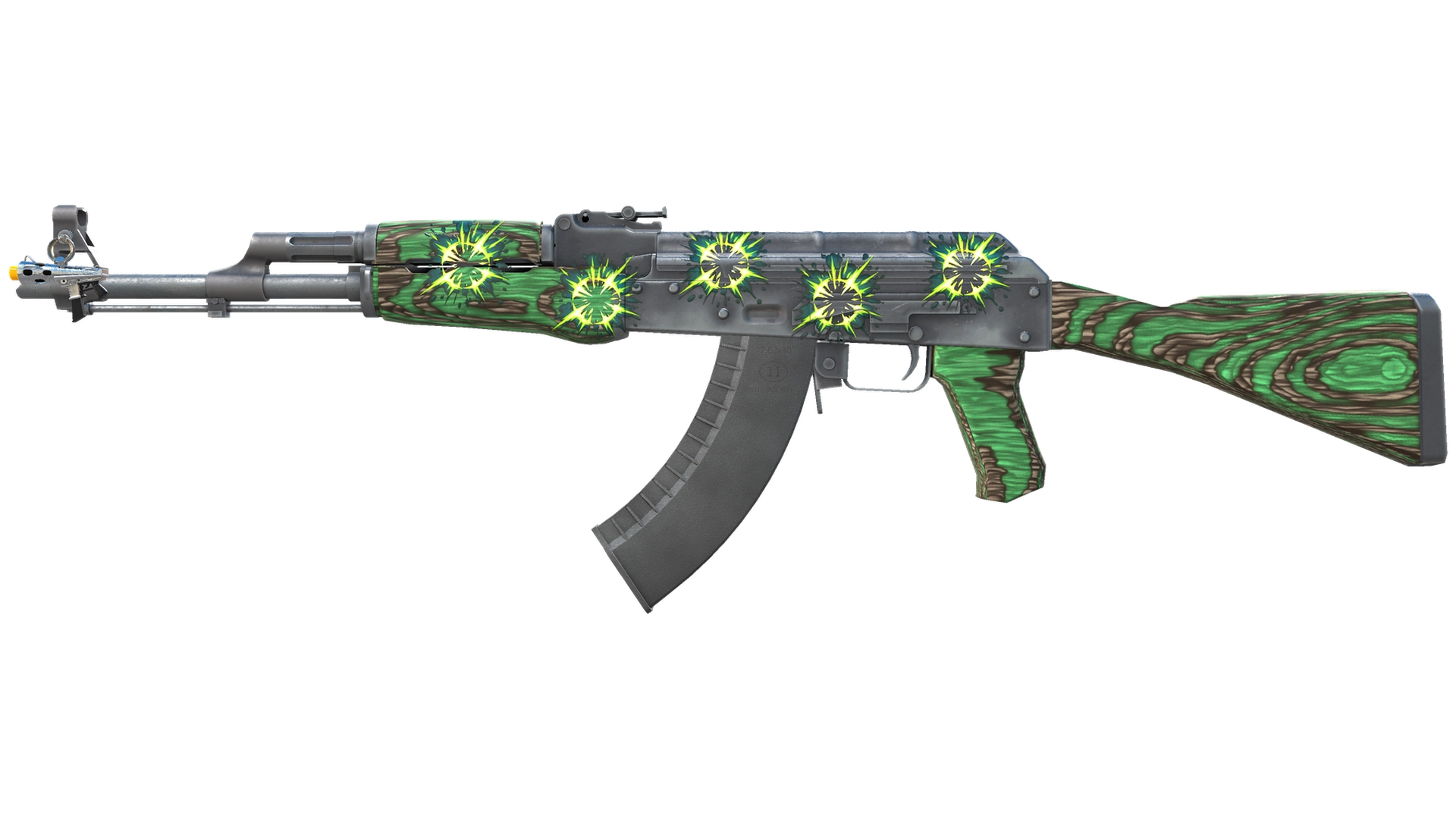 Souvenir AK-47 | Green Laminate (Minimal Wear)