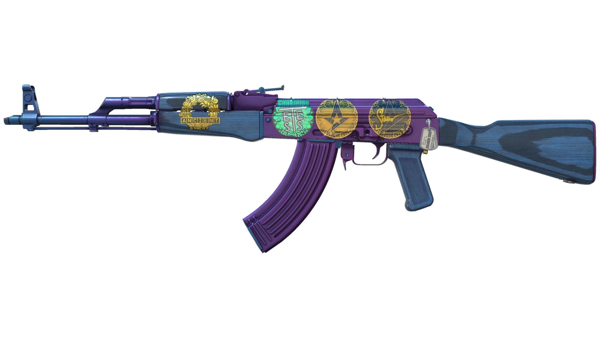 Souvenir AK-47 | Midnight Laminate (Minimal Wear)