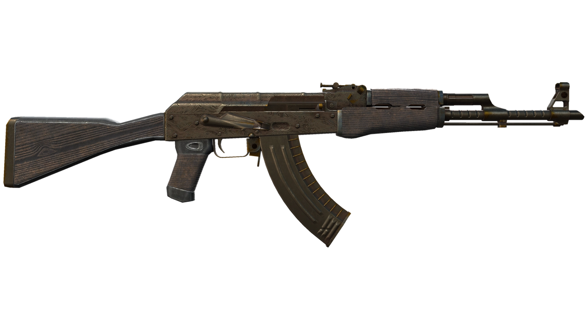 Souvenir AK-47 | Steel Delta (Battle-Scarred)