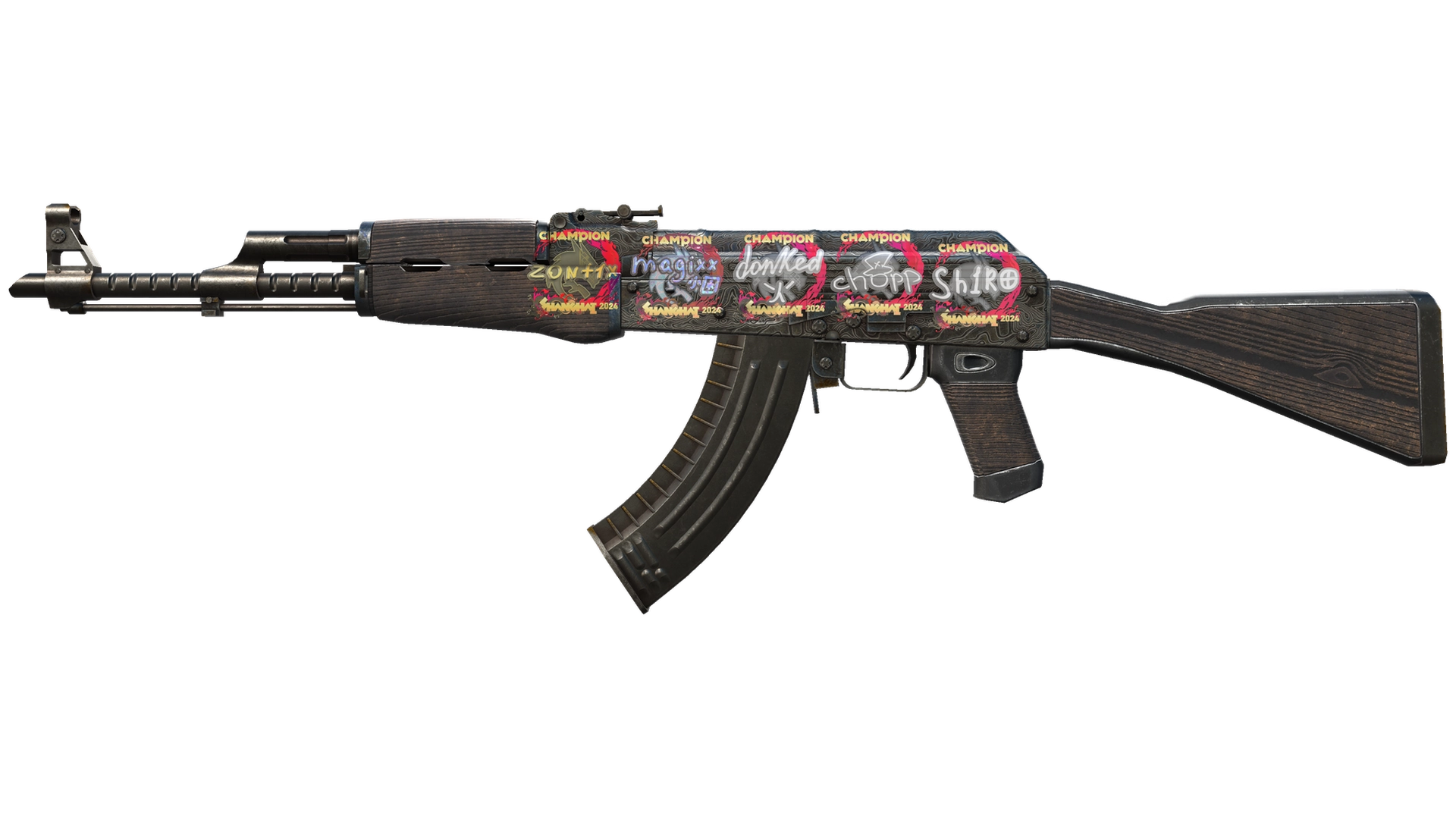 Сувенирный AK-47 | Стальная дельта (Поношенное)