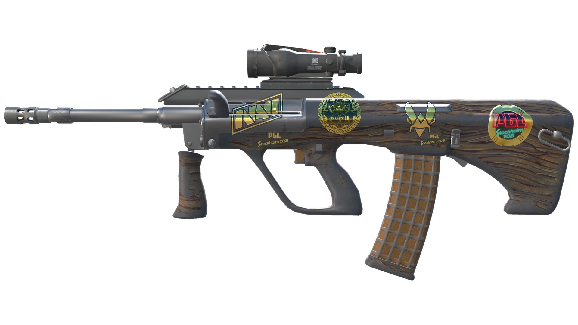 Souvenir AUG | Spalted Wood (Battle-Scarred)
