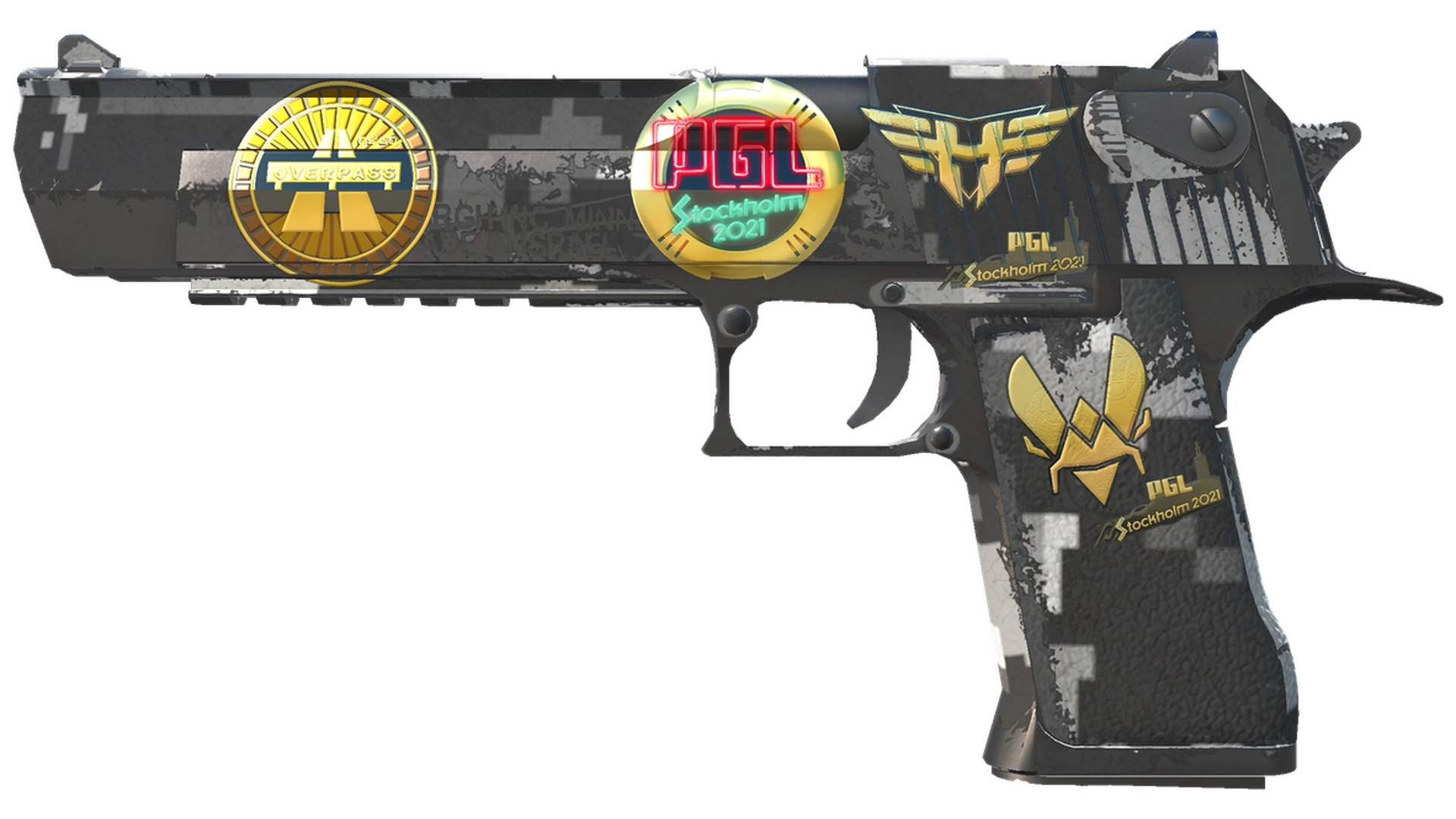 Сувенирный Desert Eagle | Пиксельный камуфляж «Город» (Поношенное)