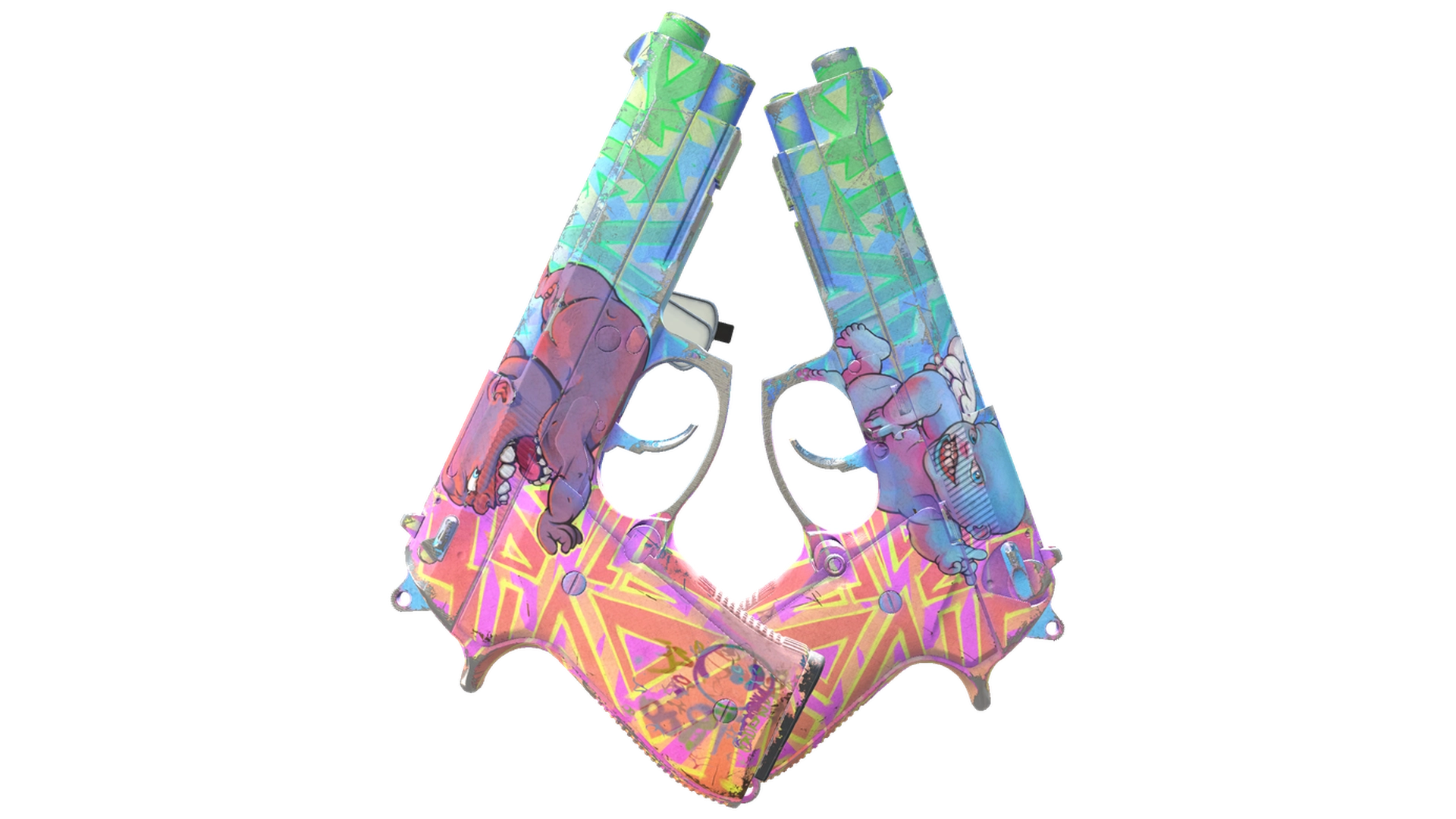 Souvenir Dual Berettas | Sweet Little Angels (Field-Tested)