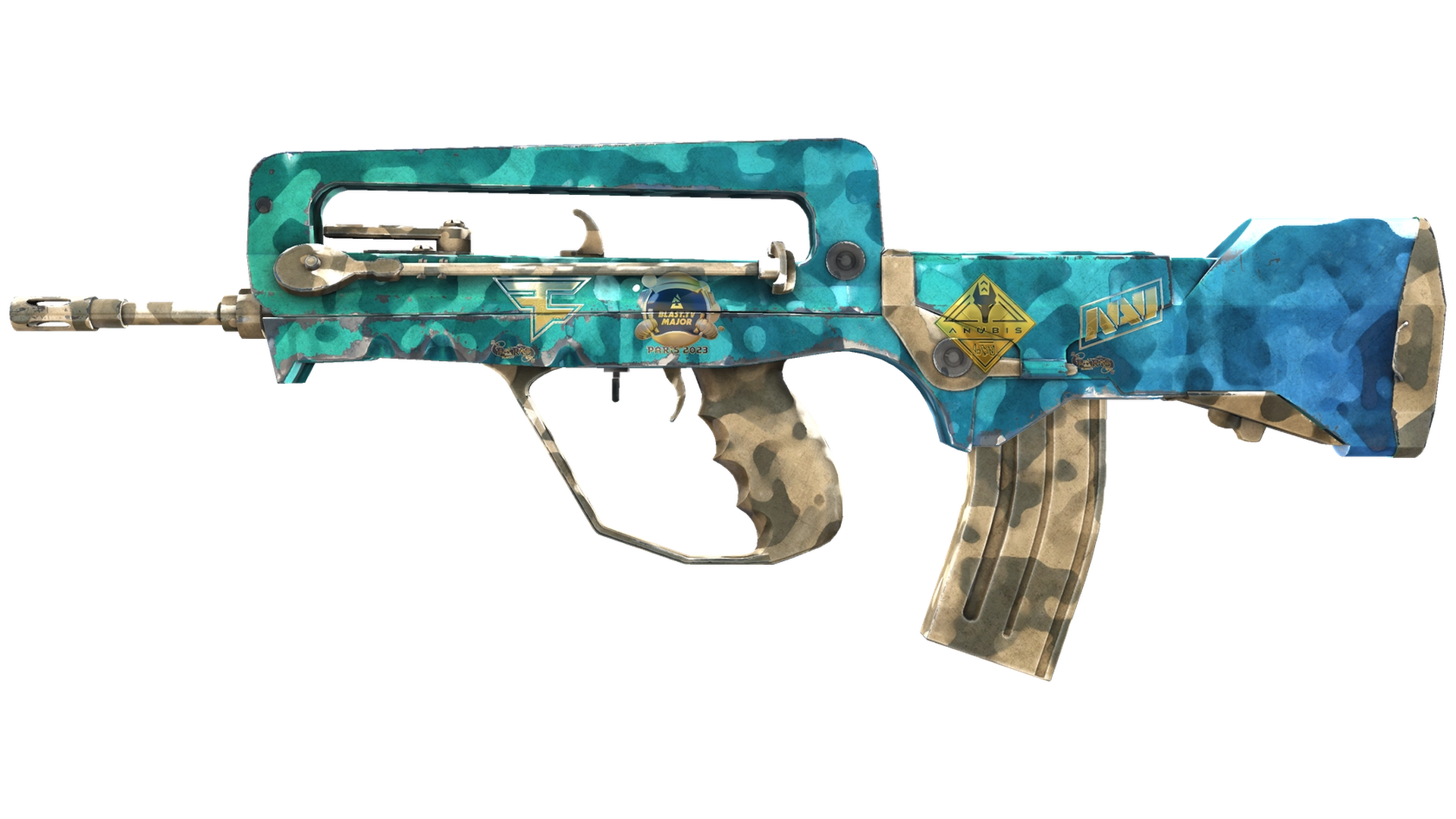 Souvenir FAMAS | Waters of Nephthys (Battle-Scarred)