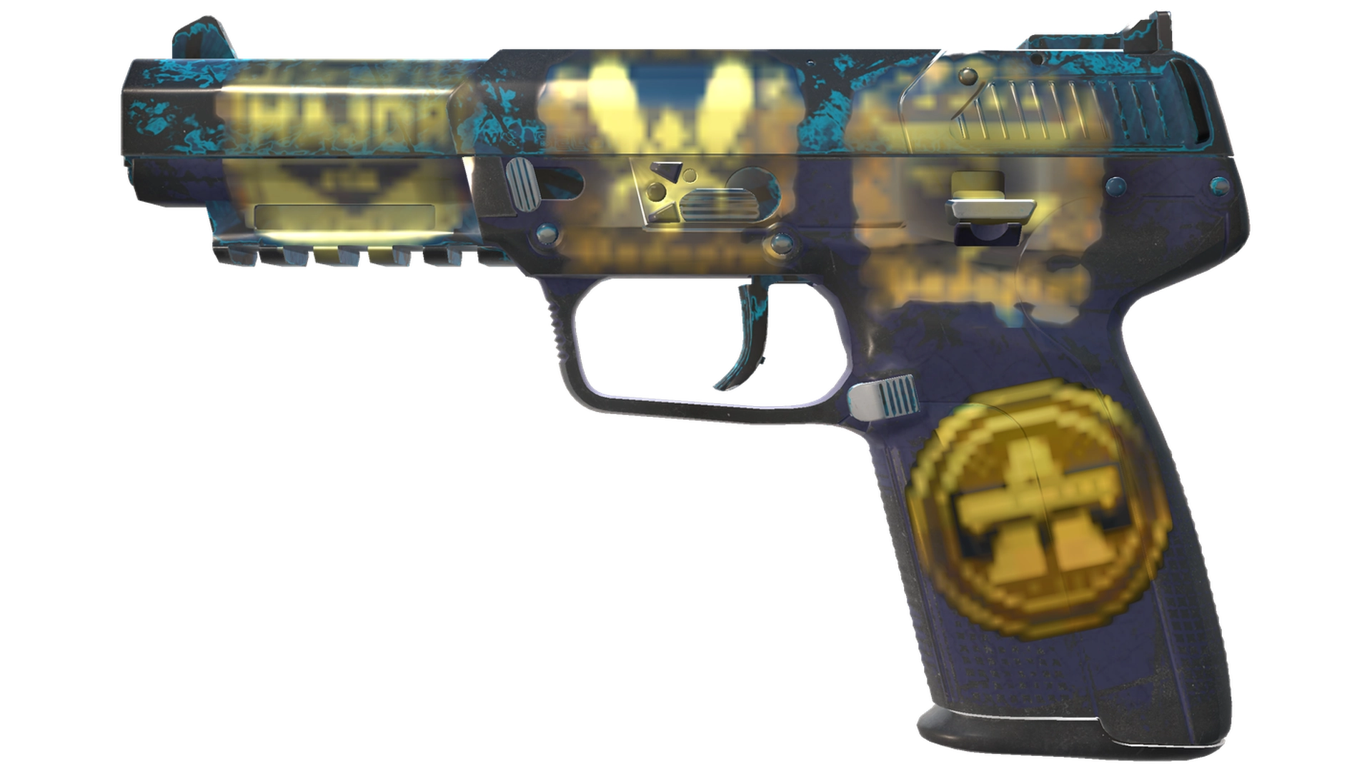 Souvenir Five-SeveN | Midnight Paintover (Well-Worn)