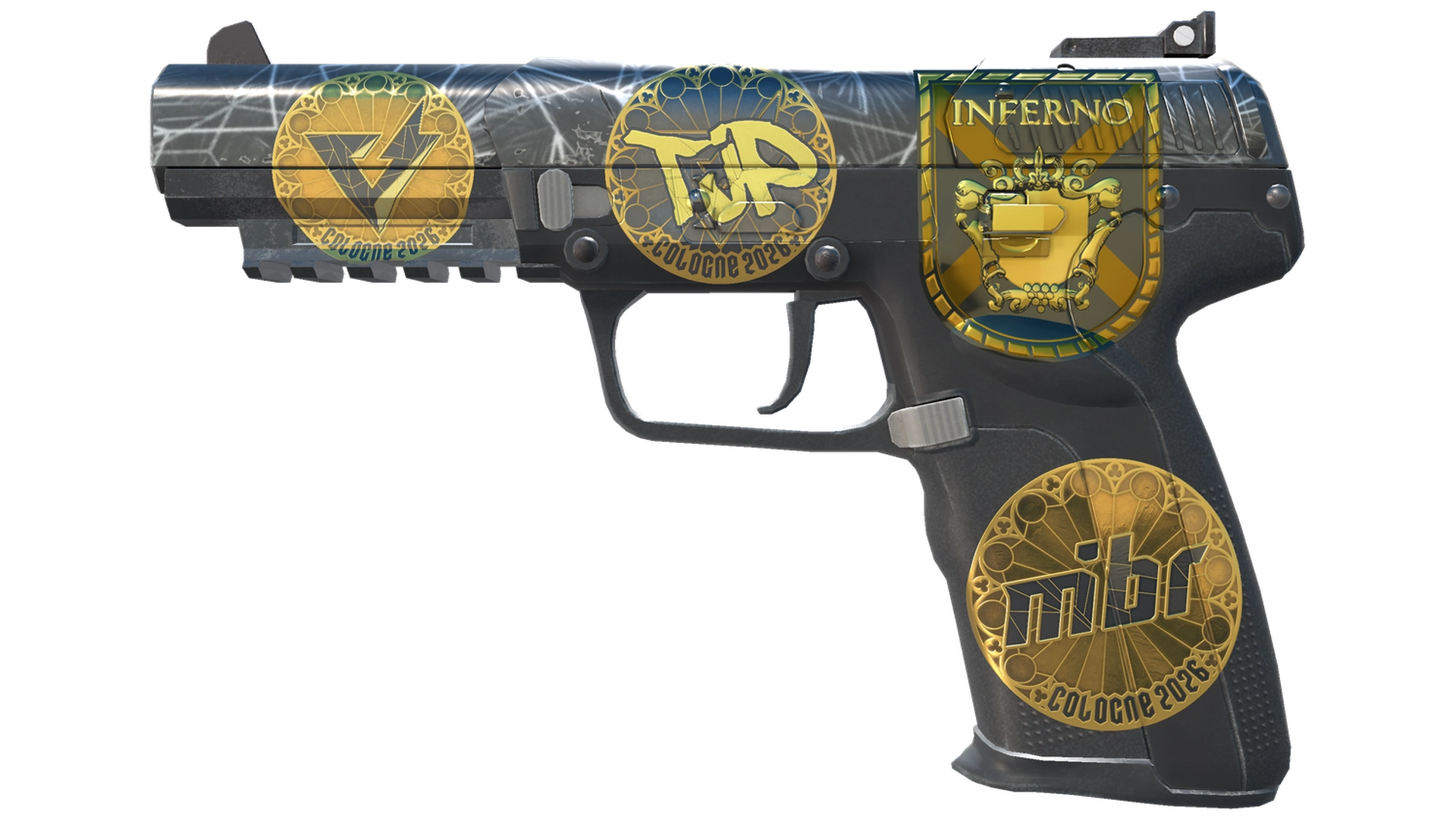 Souvenir Five-SeveN | Silver Quartz (Minimal Wear)
