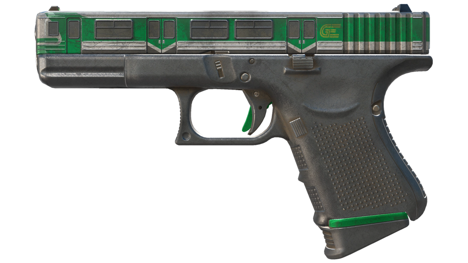 Souvenir Glock-18 | Green Line (Well-Worn)
