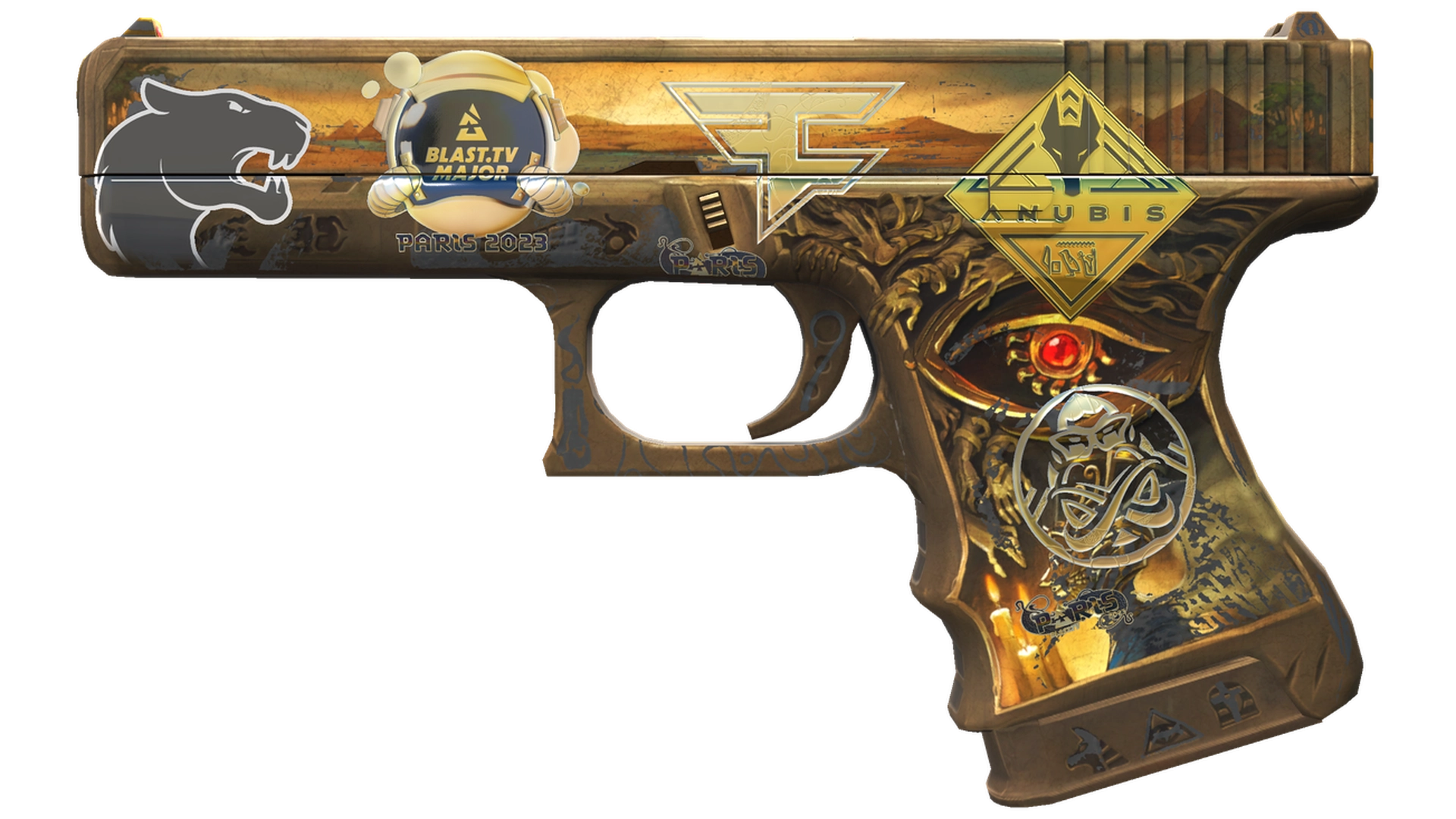 Souvenir Glock-18 | Ramese's Reach (Well-Worn)