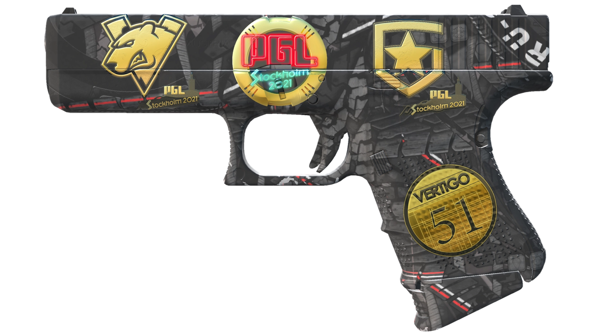 Сувенирный Glock-18 | Красные покрышки (Прямо с завода)