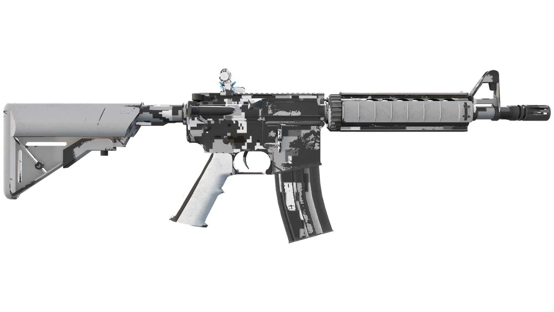 Сувенирный M4A4 | Пиксельный камуфляж «Город» (Немного поношенное)