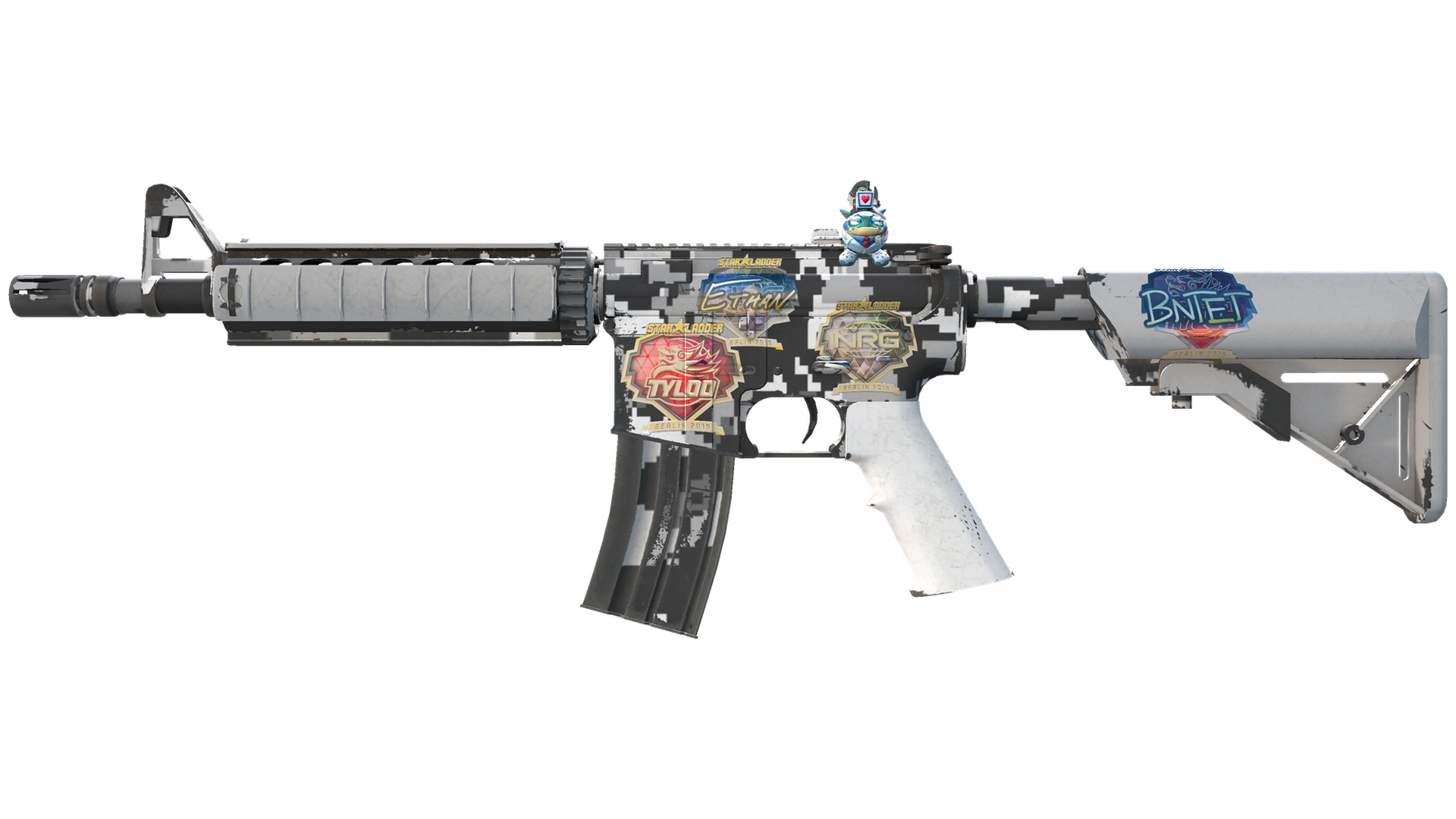 Сувенирный M4A4 | Пиксельный камуфляж «Город» (Немного поношенное)