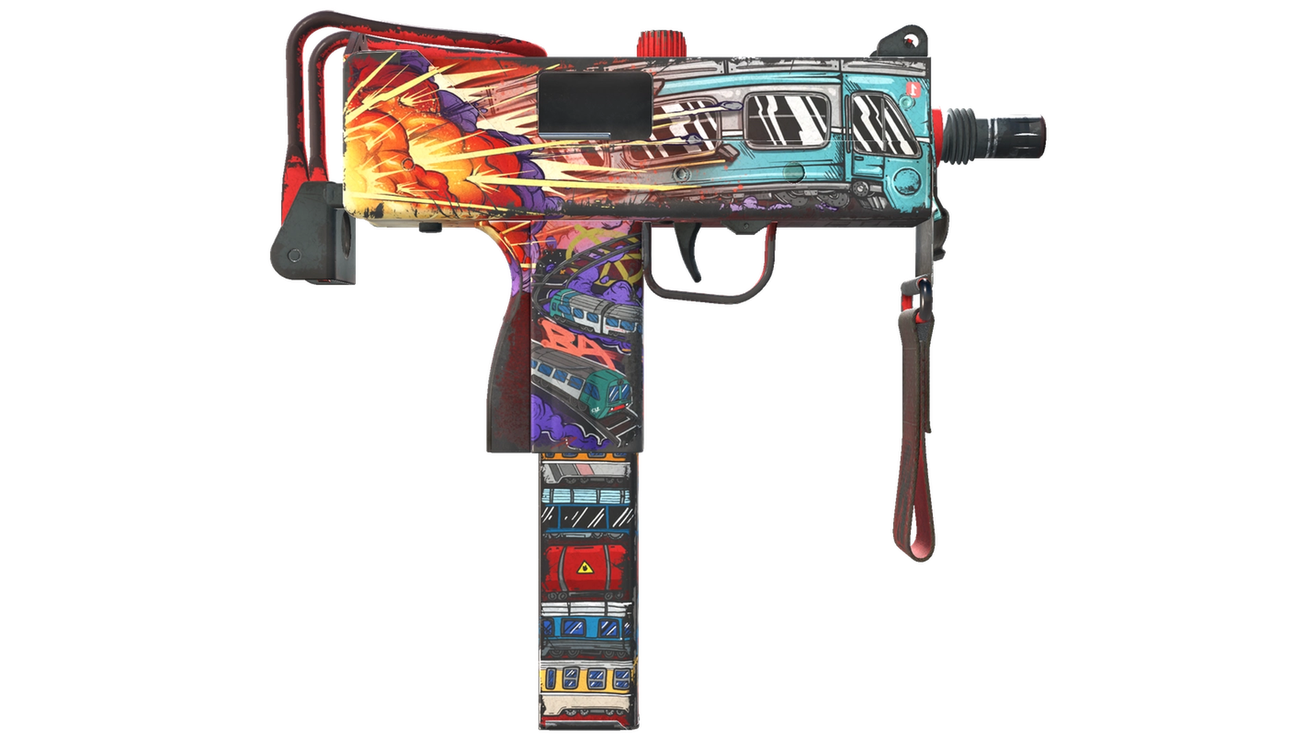 Souvenir MAC-10 | Derailment (Well-Worn)