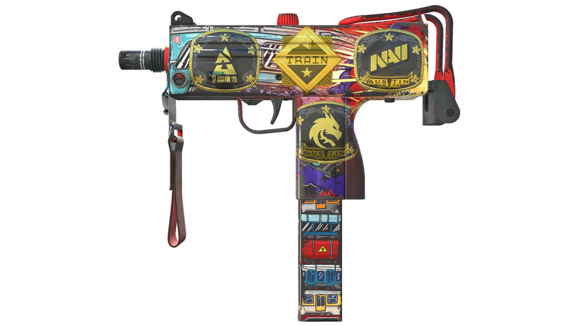 Souvenir MAC-10 | Derailment (Well-Worn)