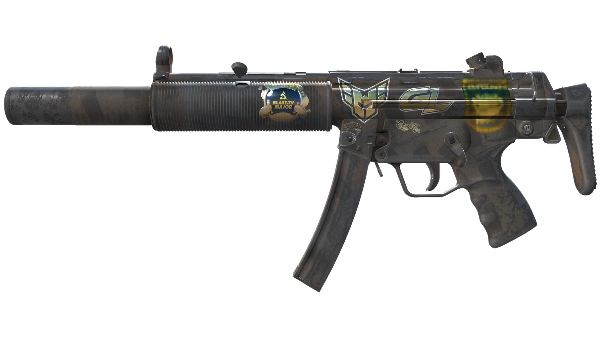 Souvenir MP5-SD | Dirt Drop (Well-Worn)