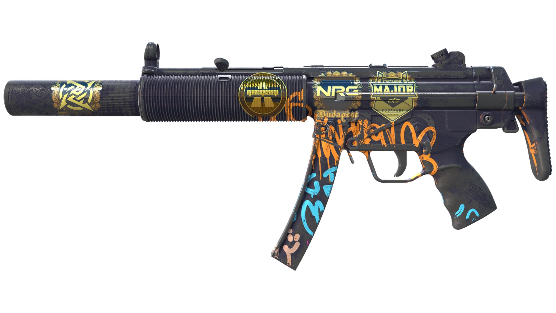Souvenir MP5-SD | Neon Squeezer (Battle-Scarred)