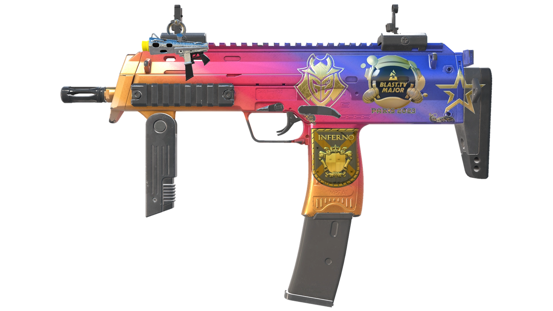 Souvenir MP7 | Fade (Field-Tested)