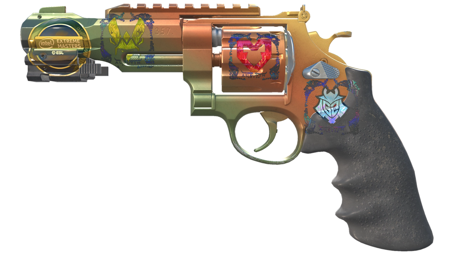 Souvenir R8 Revolver | Amber Fade (Factory New)