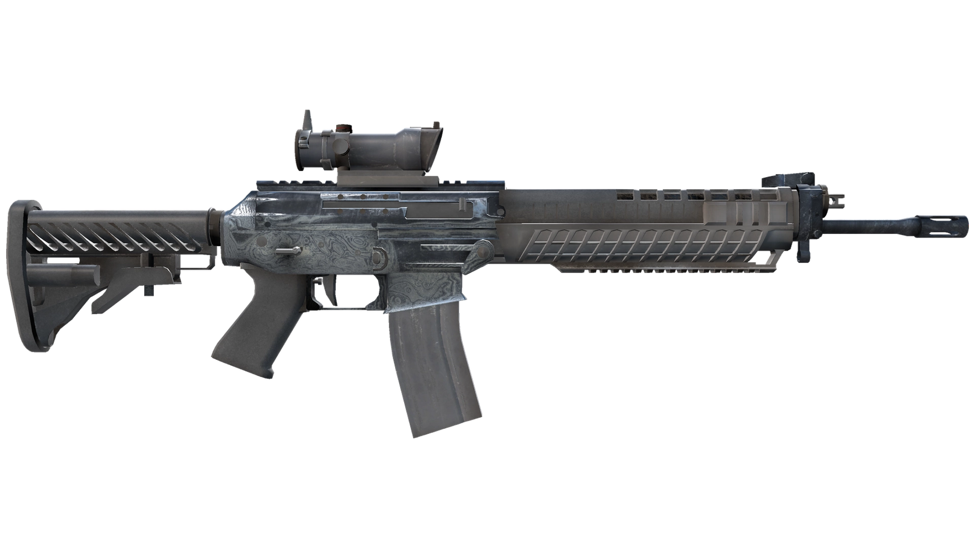 Souvenir SG 553 | Damascus Steel (Field-Tested)