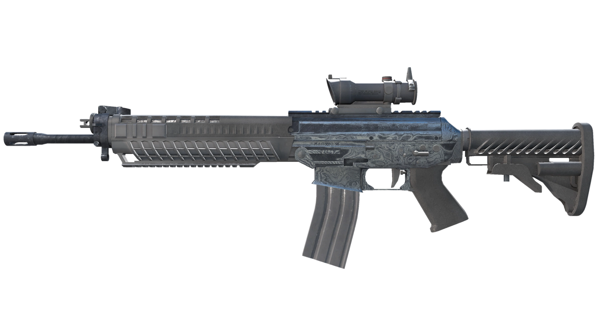 Souvenir SG 553 | Damascus Steel (Field-Tested)