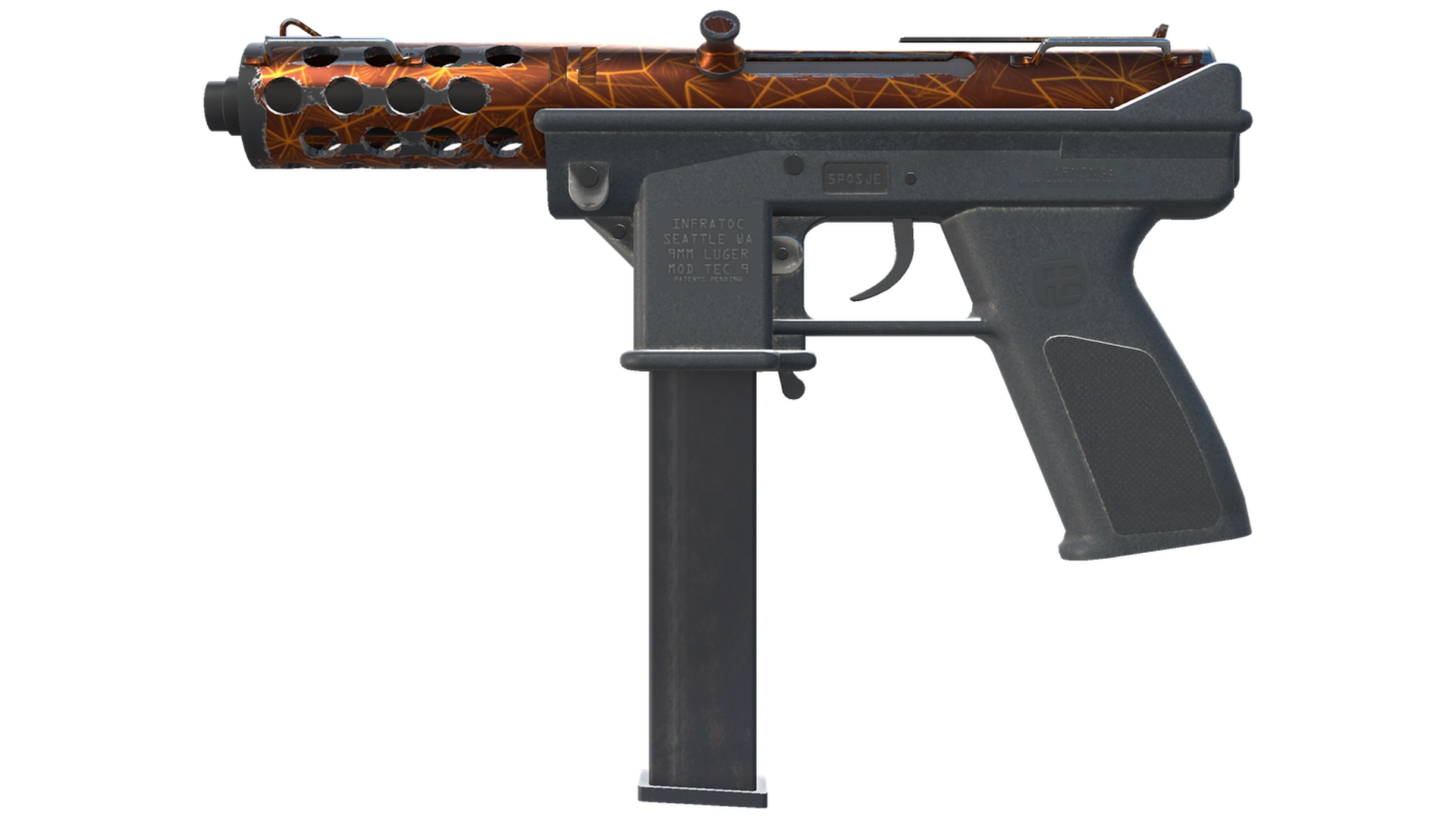 Souvenir Tec-9 | Red Quartz (Field-Tested)