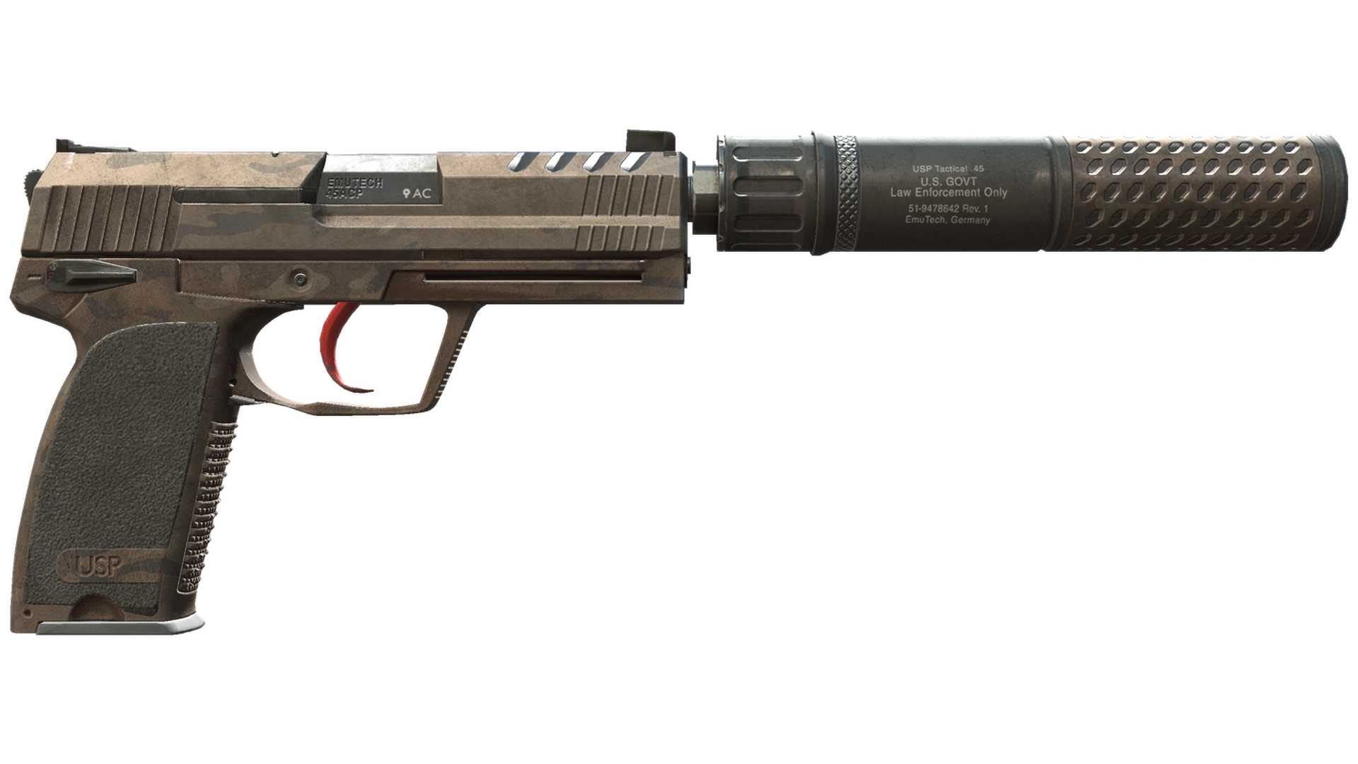 Souvenir USP-S | Desert Tactical (Well-Worn)