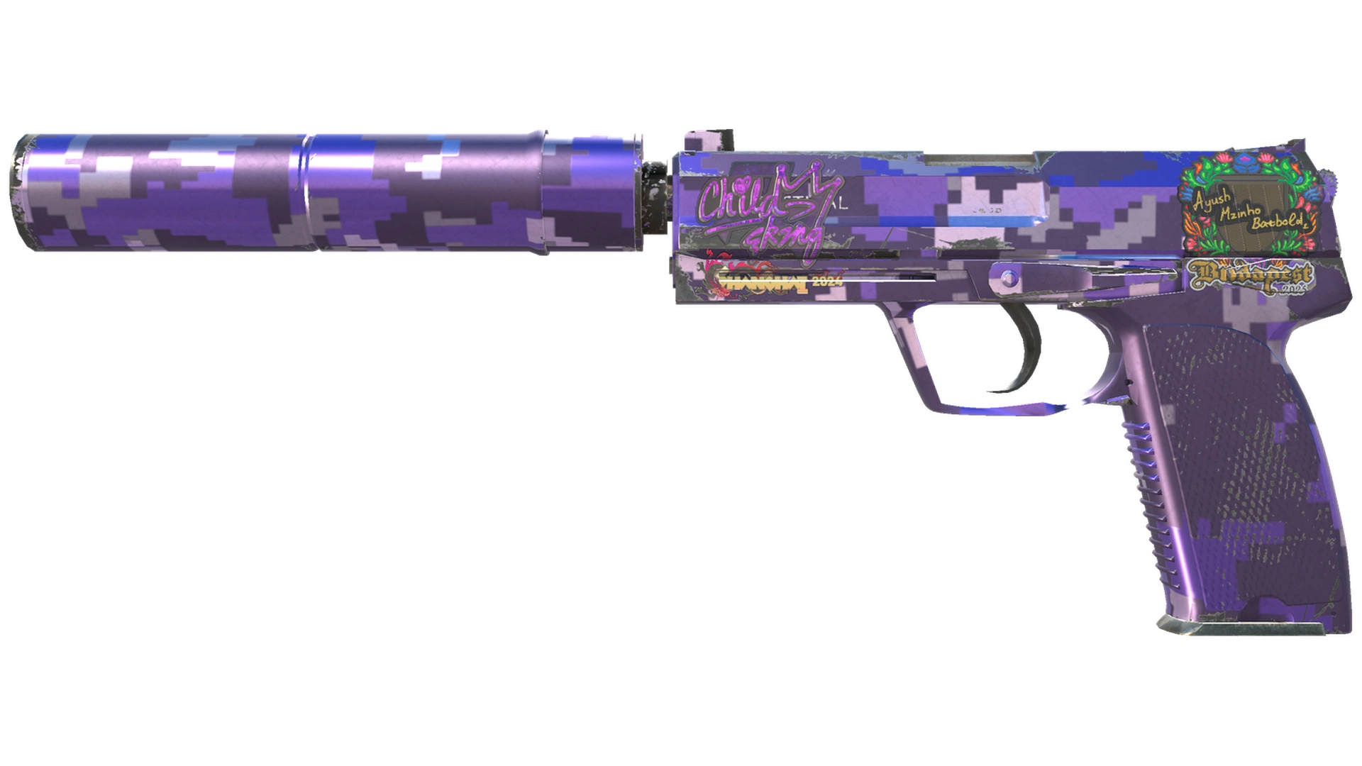 Souvenir USP-S | Purple DDPAT (Minimal Wear)