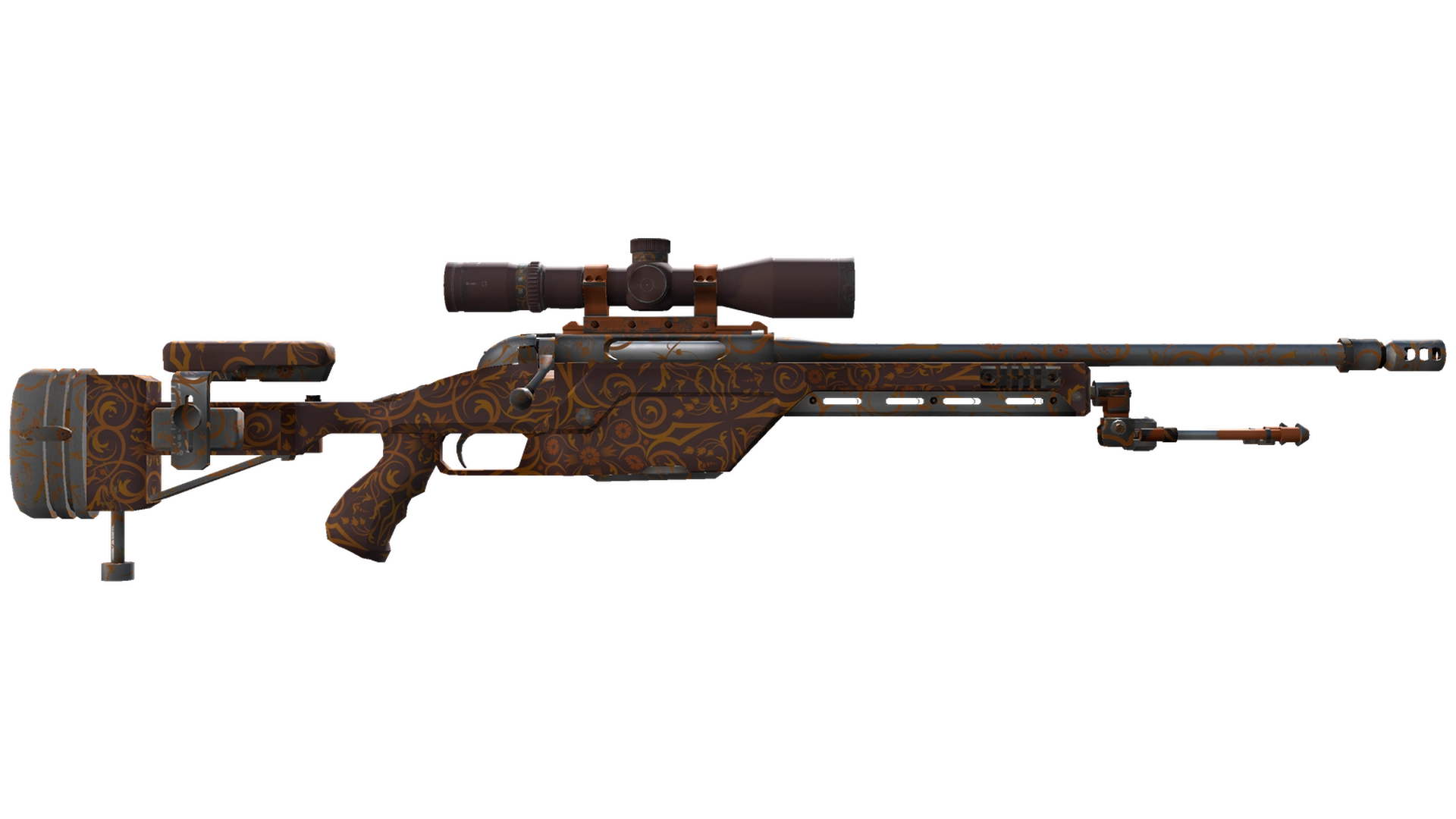 SSG 08 | Orange Filigree (Factory New)