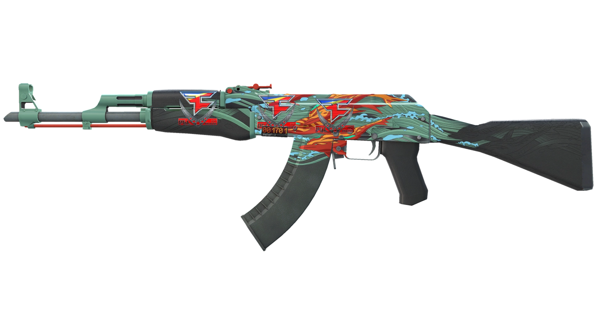 StatTrak™ AK-47 | Аквамариновая месть (Прямо с завода)